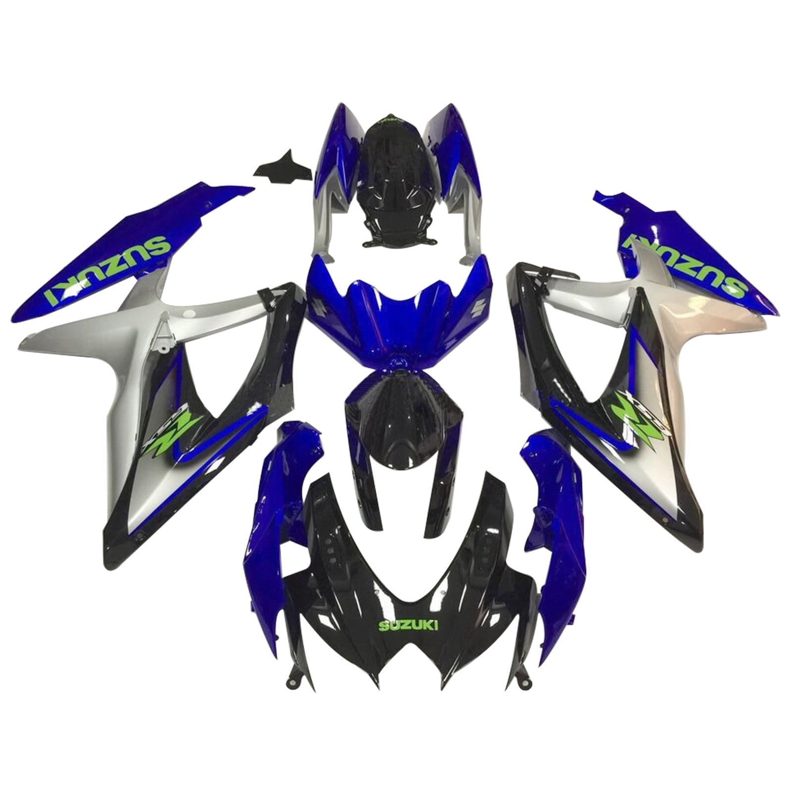 2006-2007 Suzuki GSXR 600/750 K6 Injeksjon Fairing Kit Bodywork Plastic ABS
