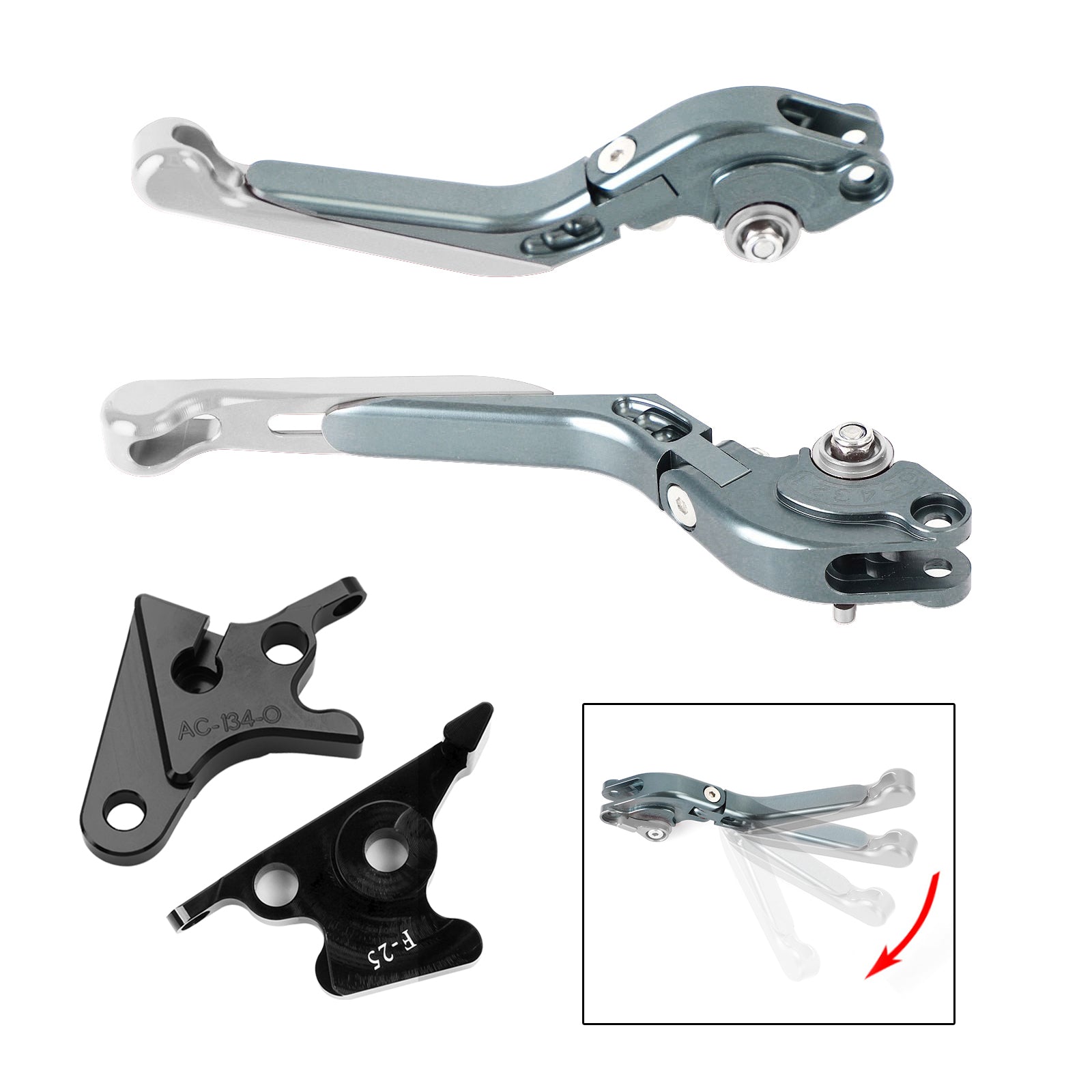 2021-2023 HONDA CB350 Hness GB350 CB350 Palanca de freno de embrague ajustable