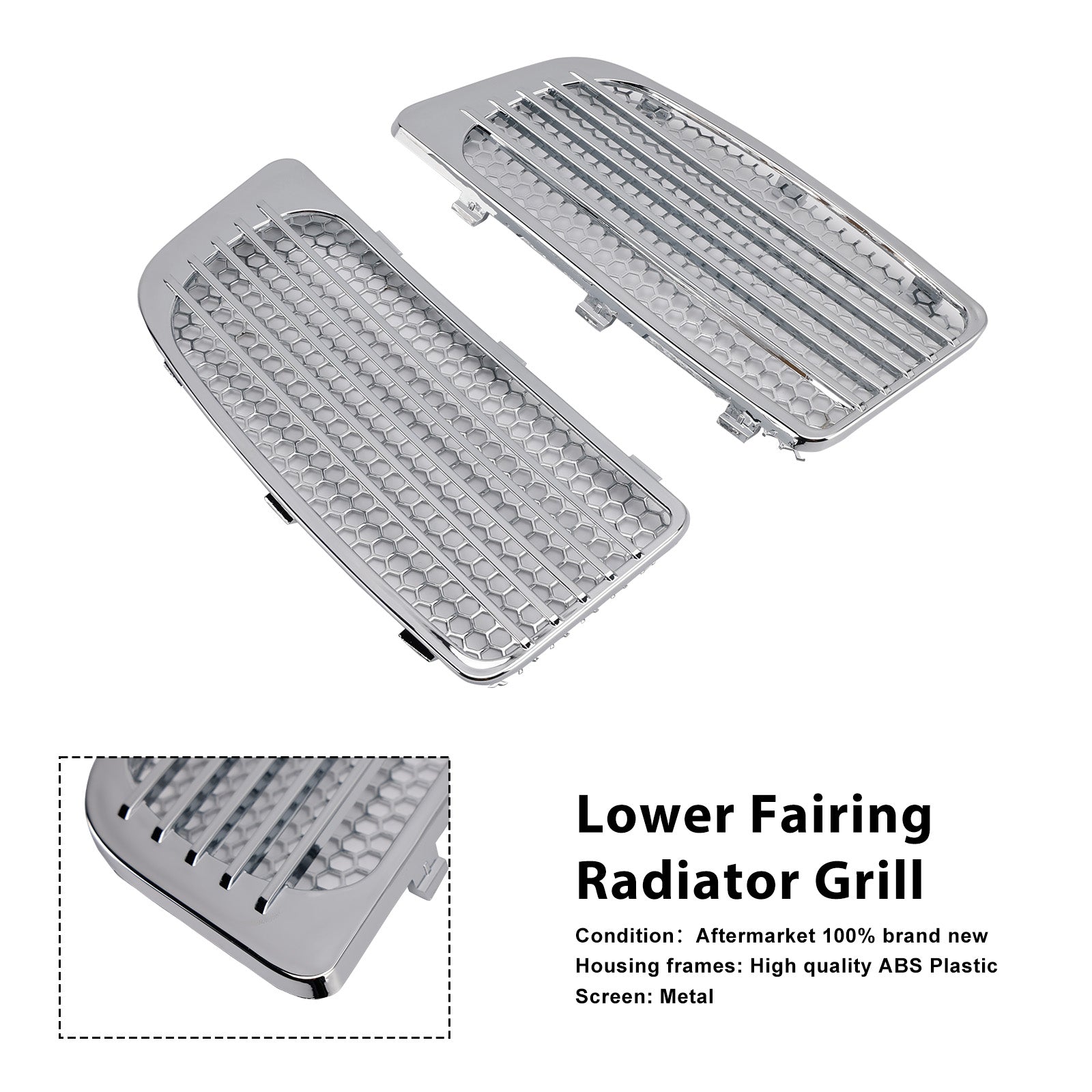 Lower Fairing Radiator Grill Fit For Road Glide King FLHR Special FLTRXS