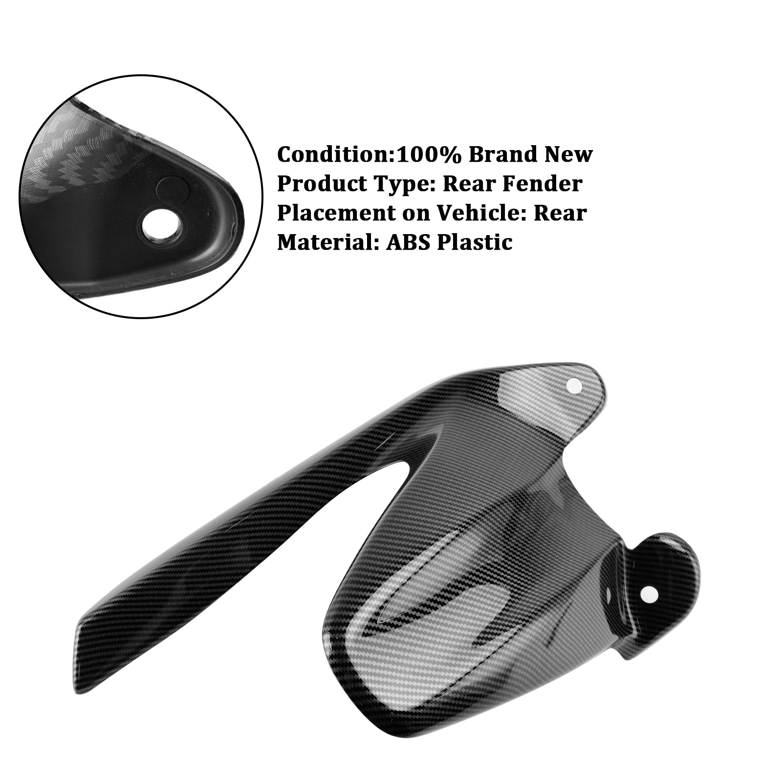 Capot de carénage de garde-boue arrière Ducati Desert X 2022-2023