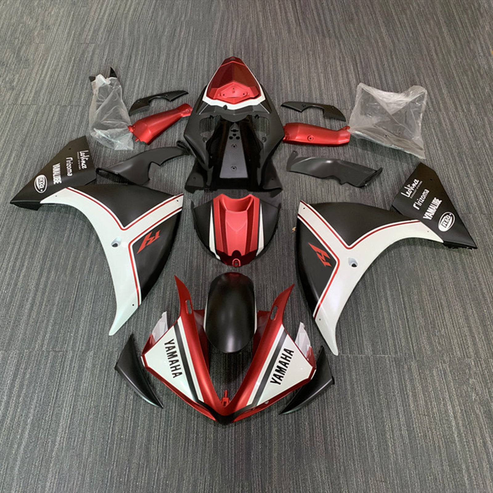 2012-2014 YAMAHA YZF-R1 injektionsmässa kit karosseriplast ABS