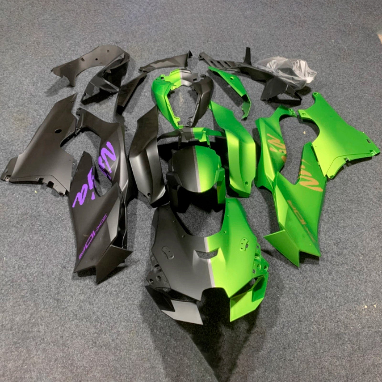 Injection Fairing Kit Bodywork ABS fit For Kawasaki ZX-10R ZX-10RR 2021-2025