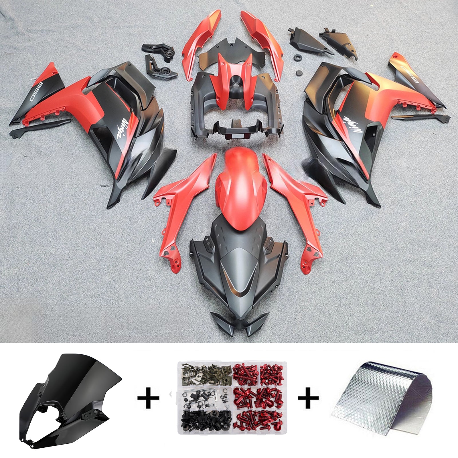 Injection Fairing Kit Bodywork ABS fit For Kawasaki ER-6F Ninja650 2020-2025