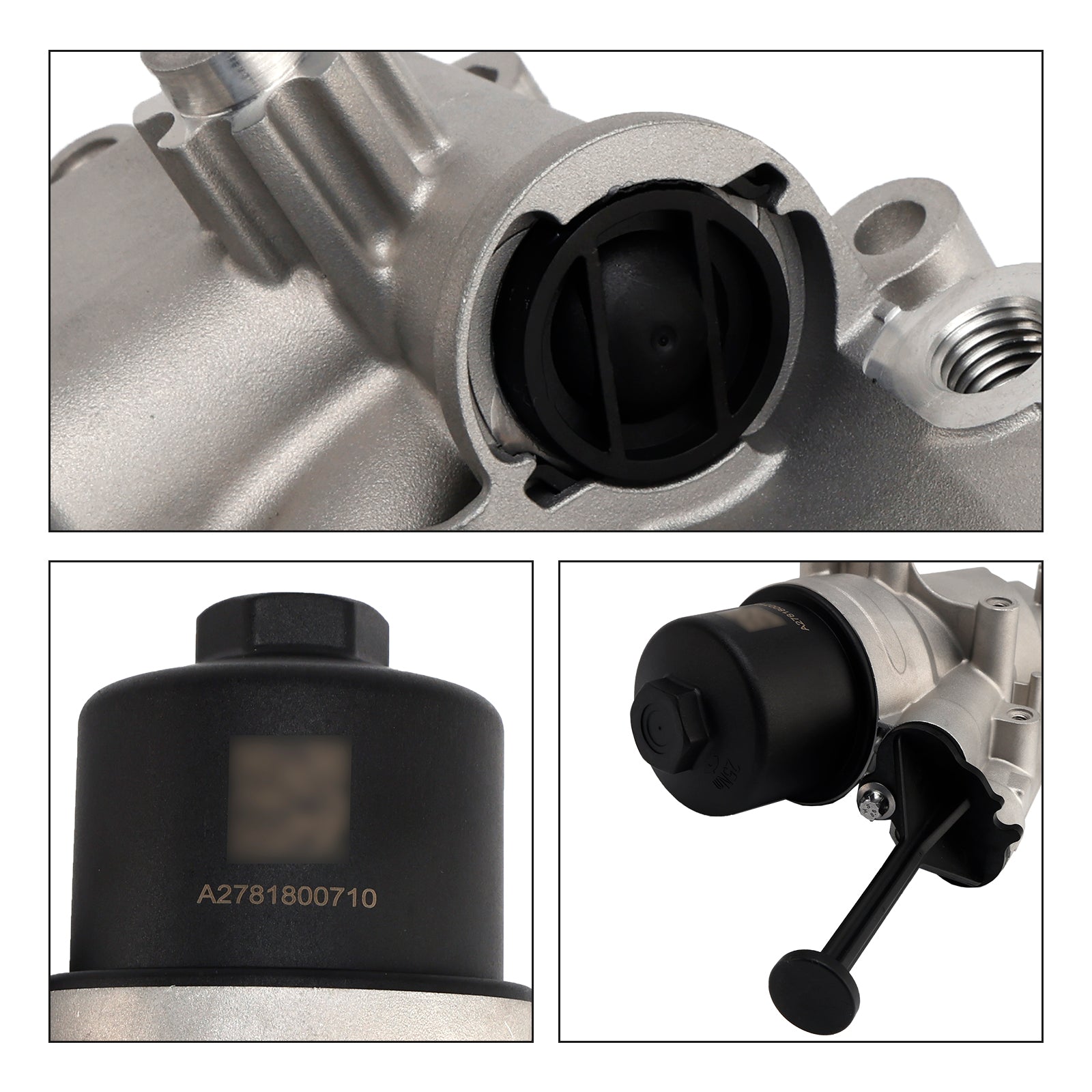 Engine Oil Filter Housing for Mercedes G63 E550 CLS63 S550 E63 11-19 2781800710