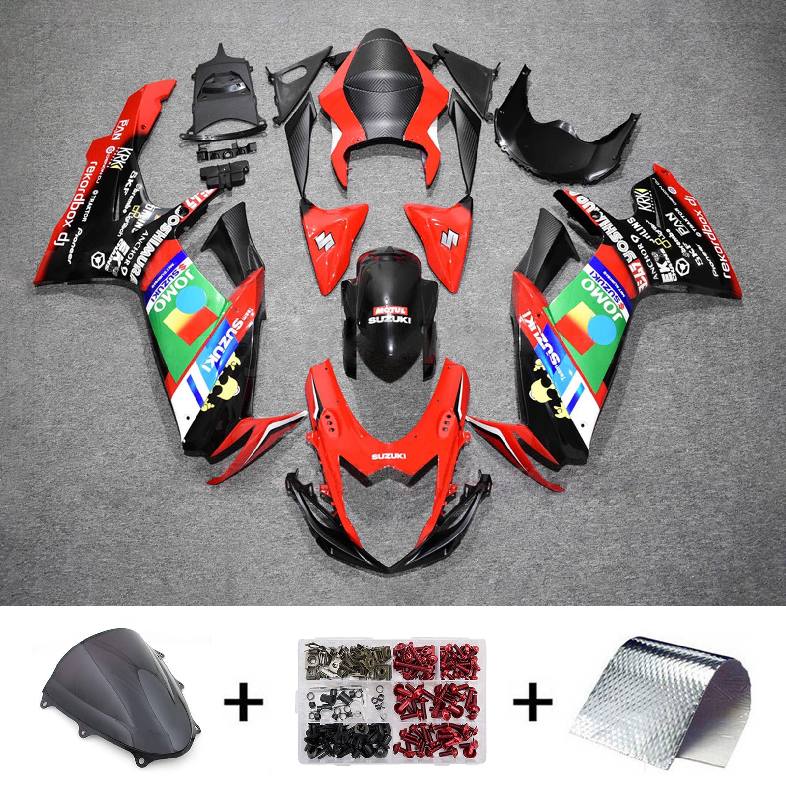 Injection Fairing Kit Bodywork Plastic ABS For Suzuki GSXR 600/750 2011-2026 K11