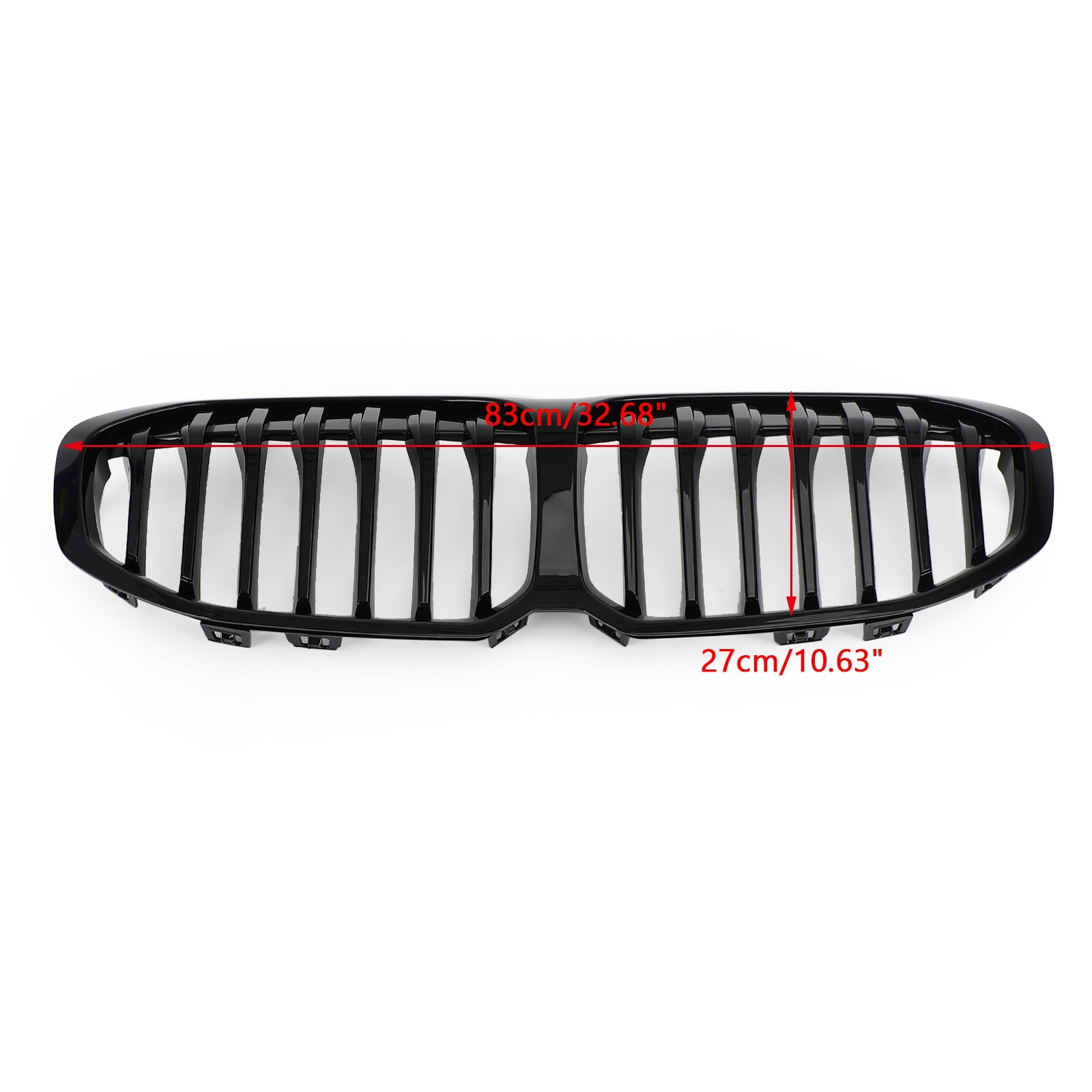 2019-2023 BMW F40 1-serie Glanzend zwart vervangende motorkapgrille 51138080490