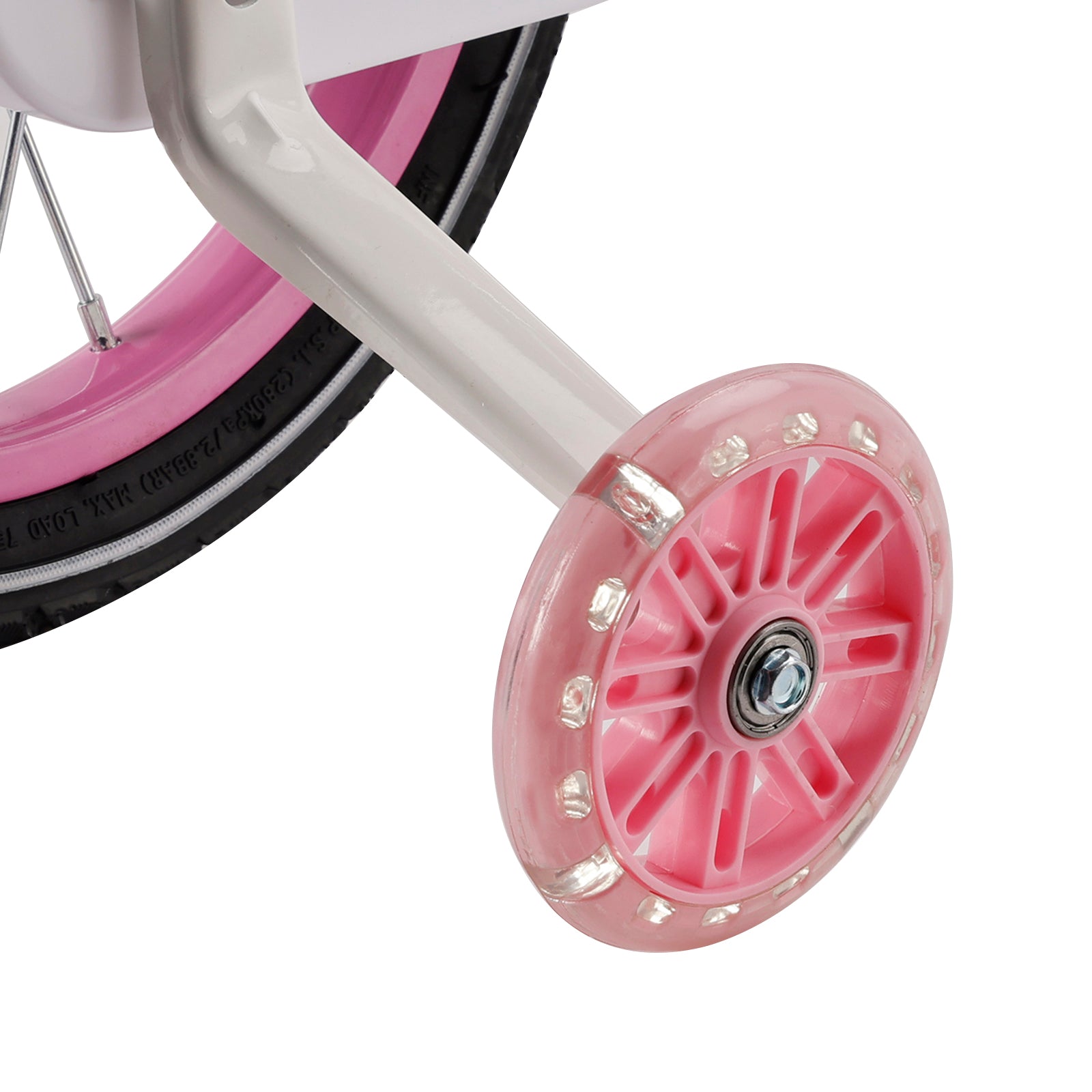16"/18" Children Princess Bicycle Girls Bike with Removable Training Wheels Pink