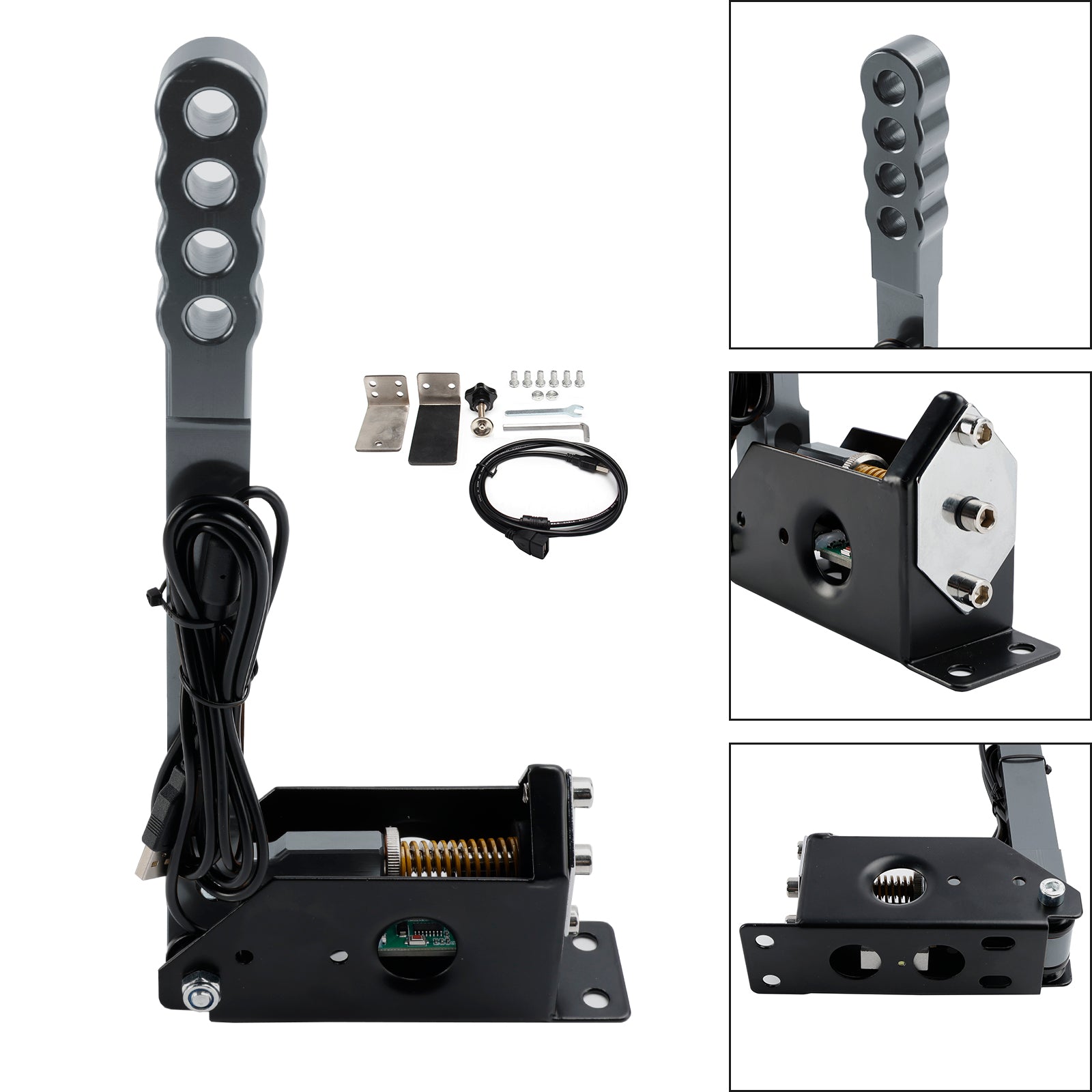 14bit PC USB SIM Racing Hand Brake so svorkou pre Assoto pre G27/G29/T300/T500