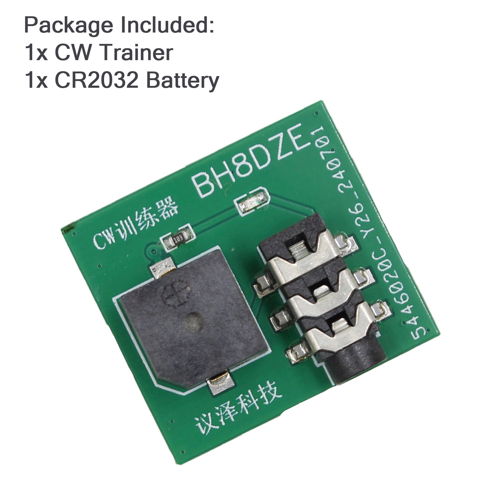 Morsecode Mini CW Trainer Handsleutel Trainer Oscillator Knop Batterijversie