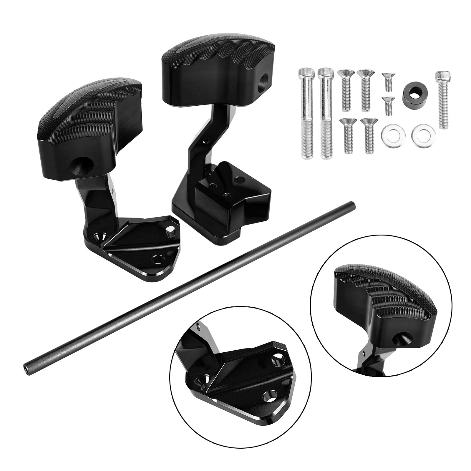 Protector Motor Crash Bunds Pads Slider Voor Suzuki Gsxr1300 Hayabusa 21-23 Zilver