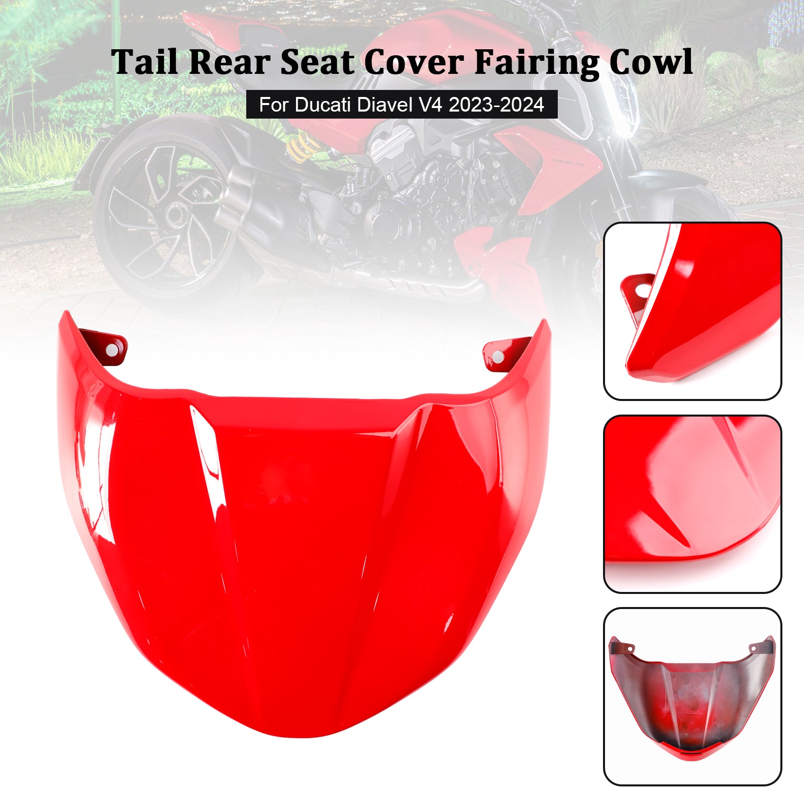 Capot de carénage de couverture de siège arrière Ducati Diavel V4 2023-2024