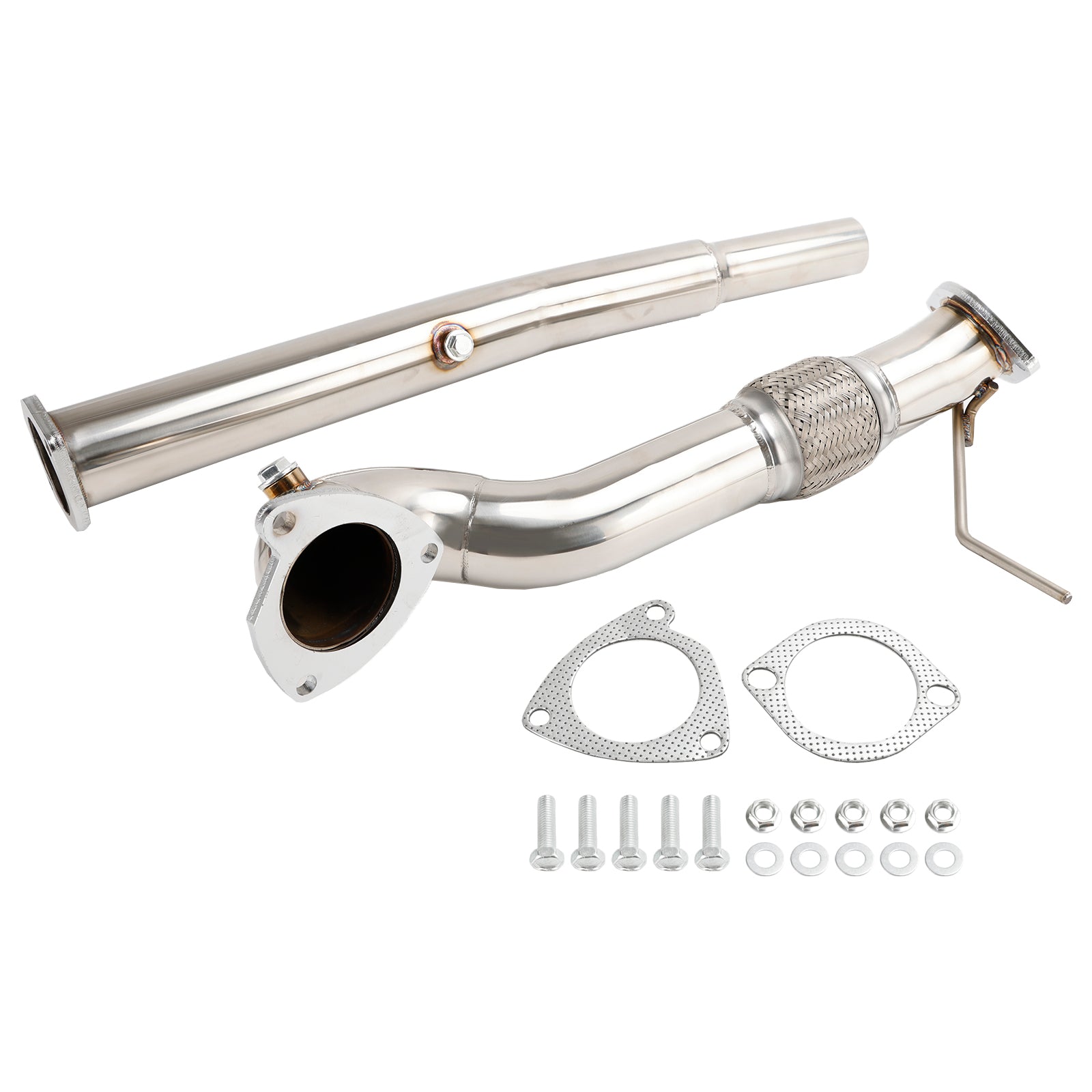 3" RVS Uitlaat Decat Downpipe Voor Audi S3 8L Tt 8N Mk1 1.8T 225 Bhp