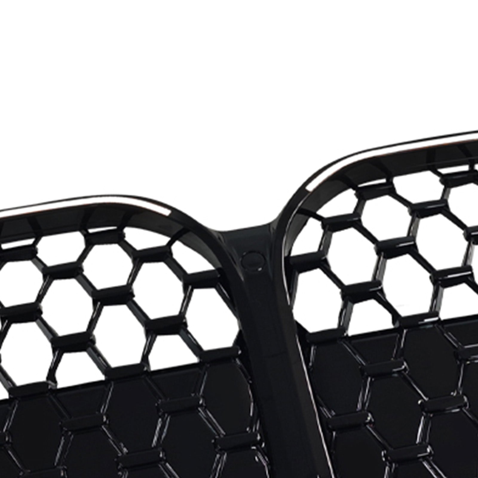 Black Front Bumper Grille Grill Fit BMW 4 Series G22 G23 G82 2020-2025 W/ ACC