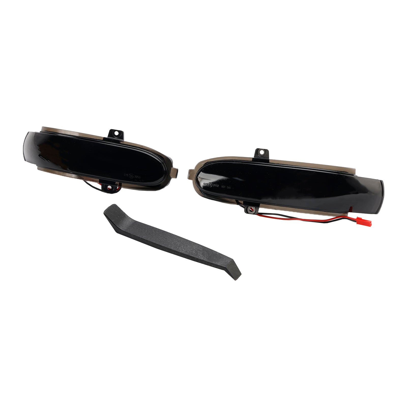 Clignotant séquentiel à LED fumé intégré au rétroviseur pour Mercedes-Benz Classe C W203