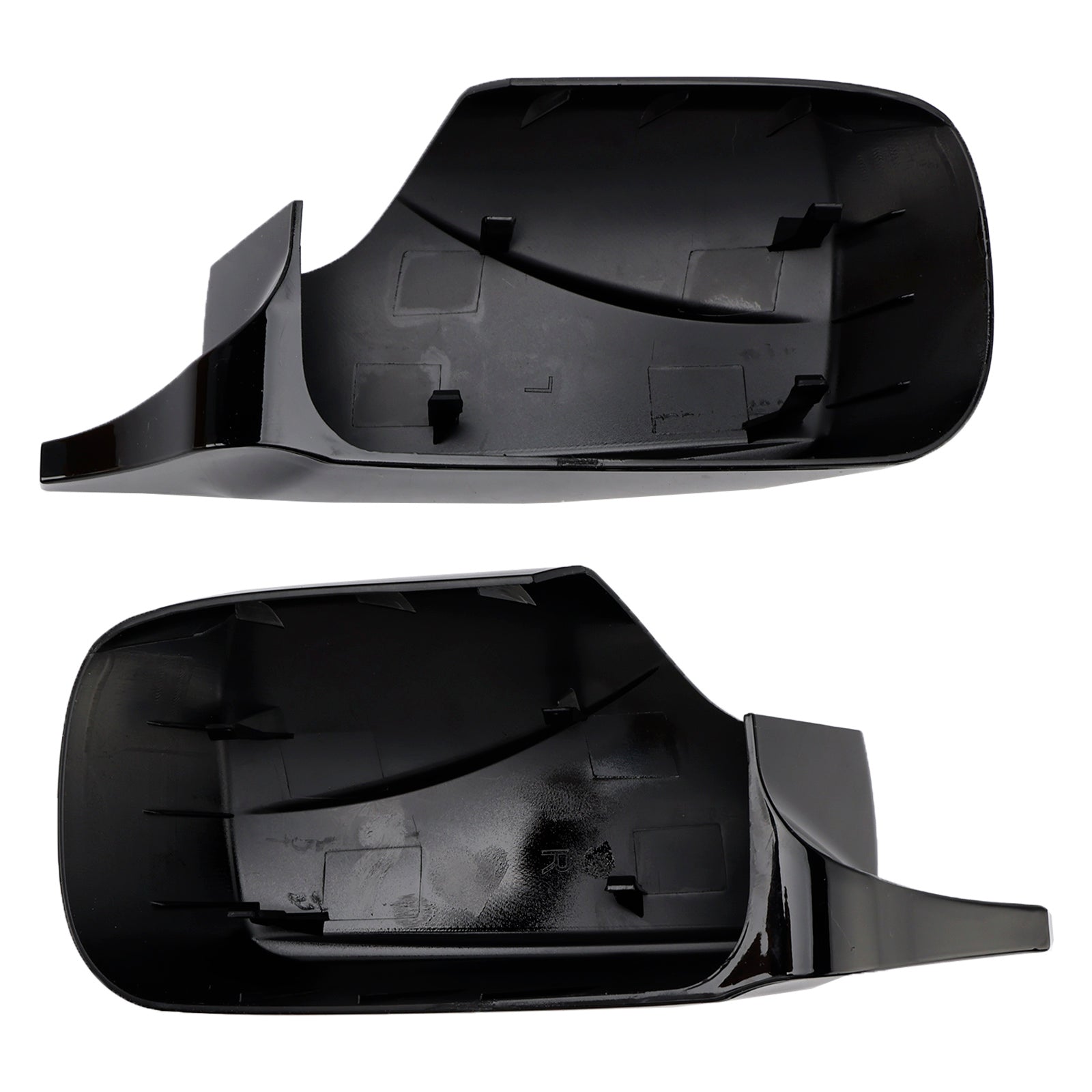 2PCS M Style Wing Car Side Mirror Cover Caps for BMW E46 Sedan E39 4DR 1998-2005