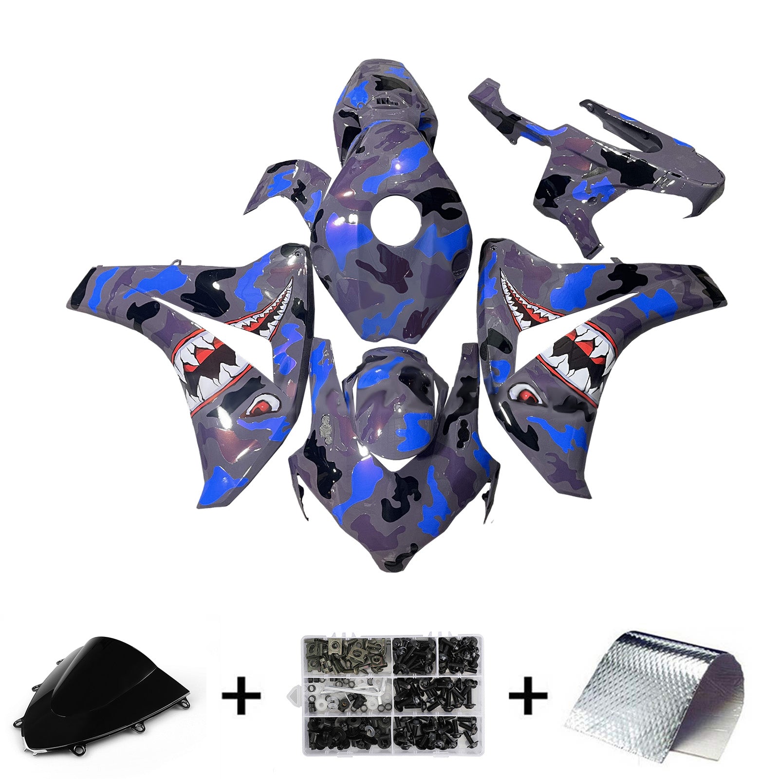 Injectiekuipset carrosserie kunststof ABS voor Honda CBR1000RR 2008-2011