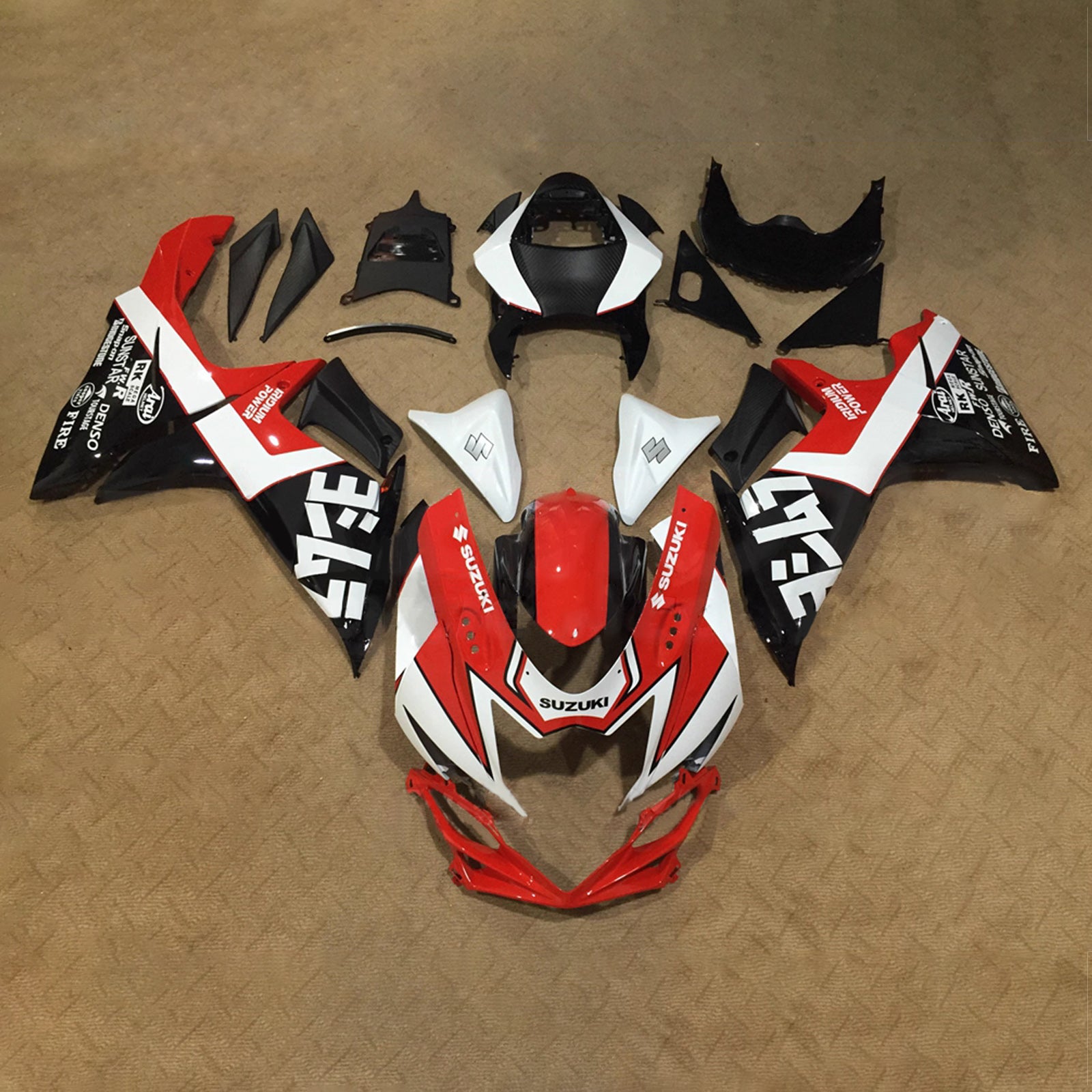 Injection Fairing Kit Bodywork Plastic ABS For Suzuki GSXR 600/750 2011-2026 K11