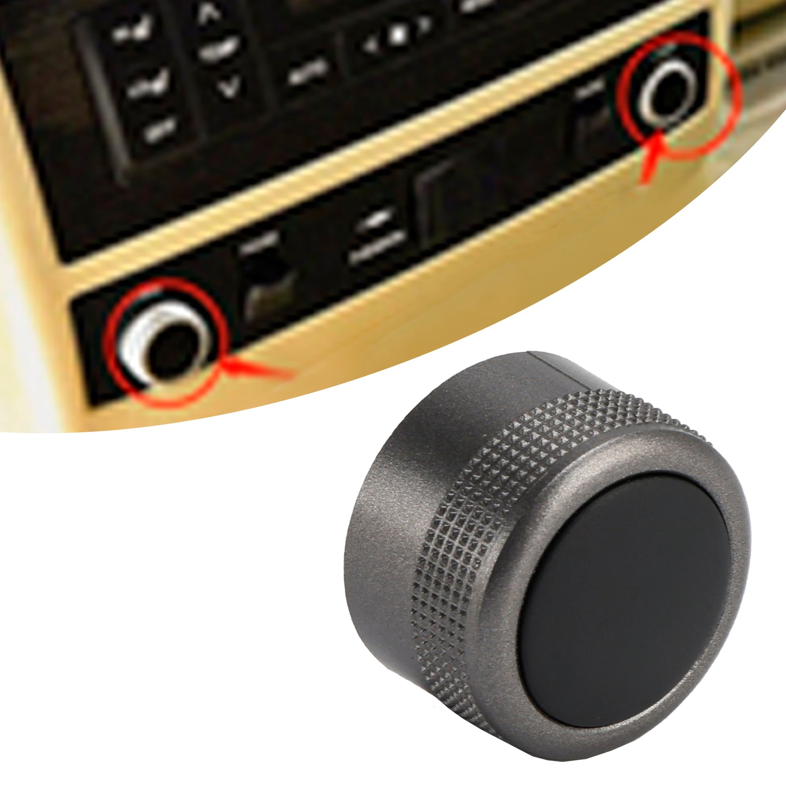 86419-60011 Rear Volume Control Knob Cover for Toyota Land Cruiser LC200 2010-18