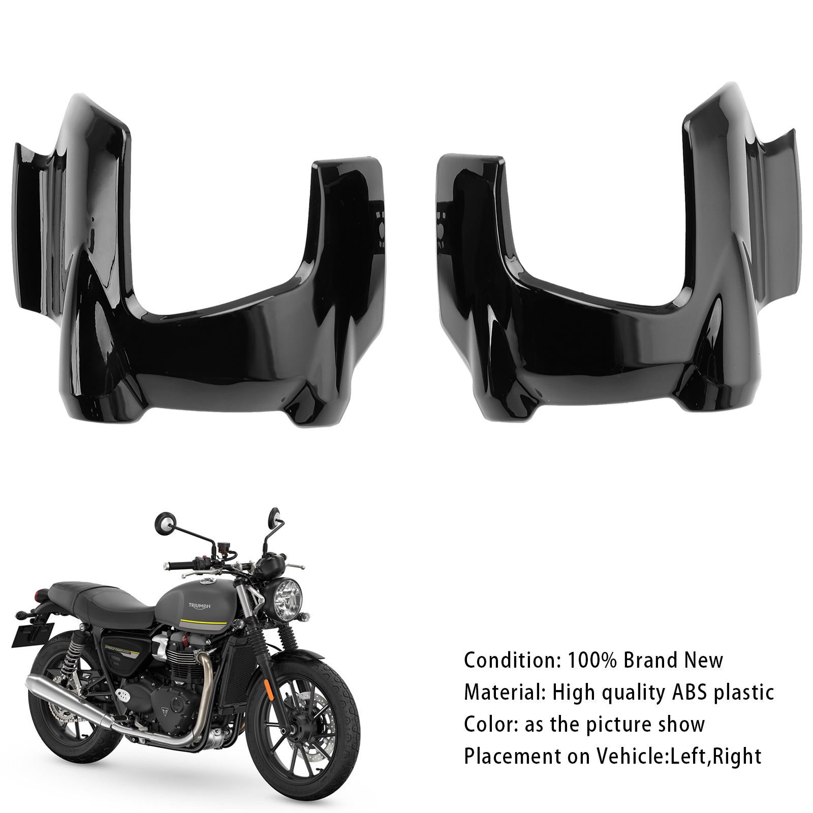 2023-2024 SPEED TWIN 900 TANK SIDELVÄNGDE PANEL FASTING COWL
