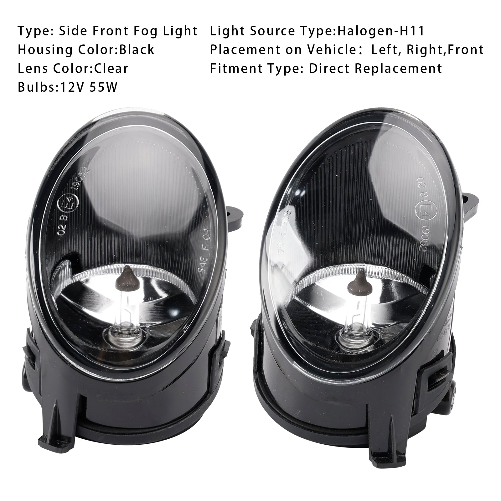 2005 2006 2007 2008 Audi A6 C6 Dvojica predného nárazníka Hnacie hmlové svetlo