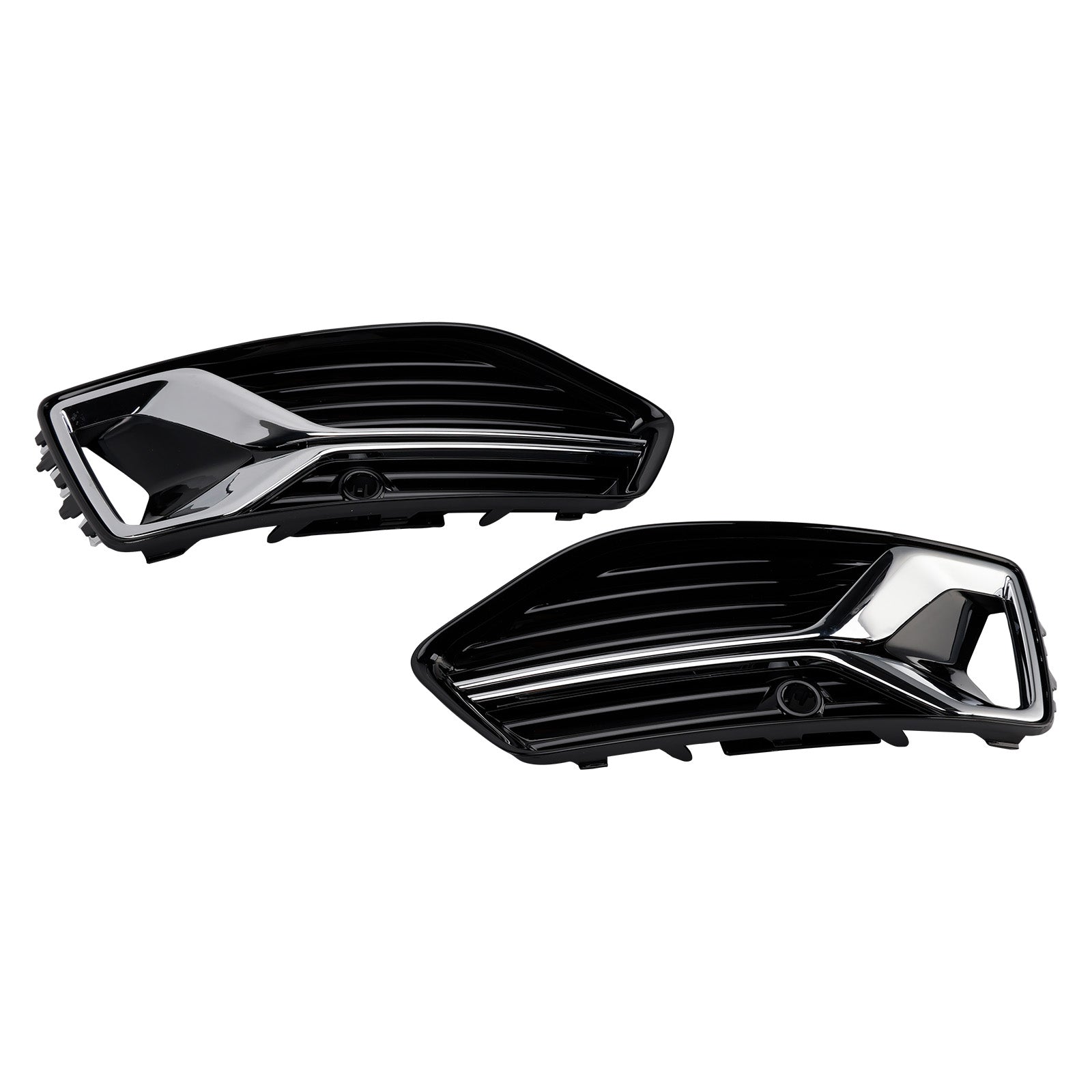 2019-2023 AUDI A6 C8 2PCS BUTURS AVANT COUVERTURE LUMINEUR GRILL GRILL 4K0807647