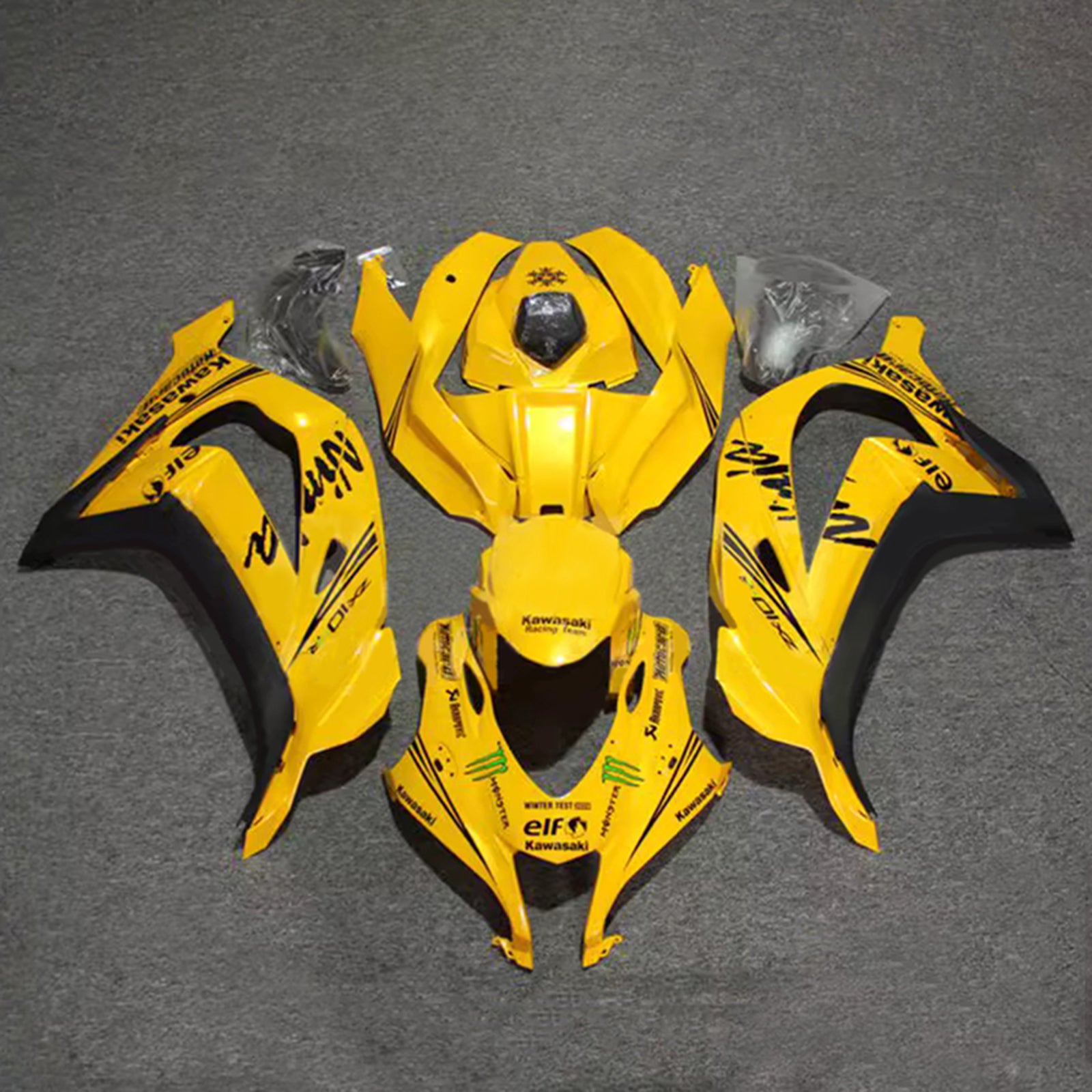 Injection Fairing Kit Bodywork Plastic ABS fit For Kawasaki ZX10R 2016-2020