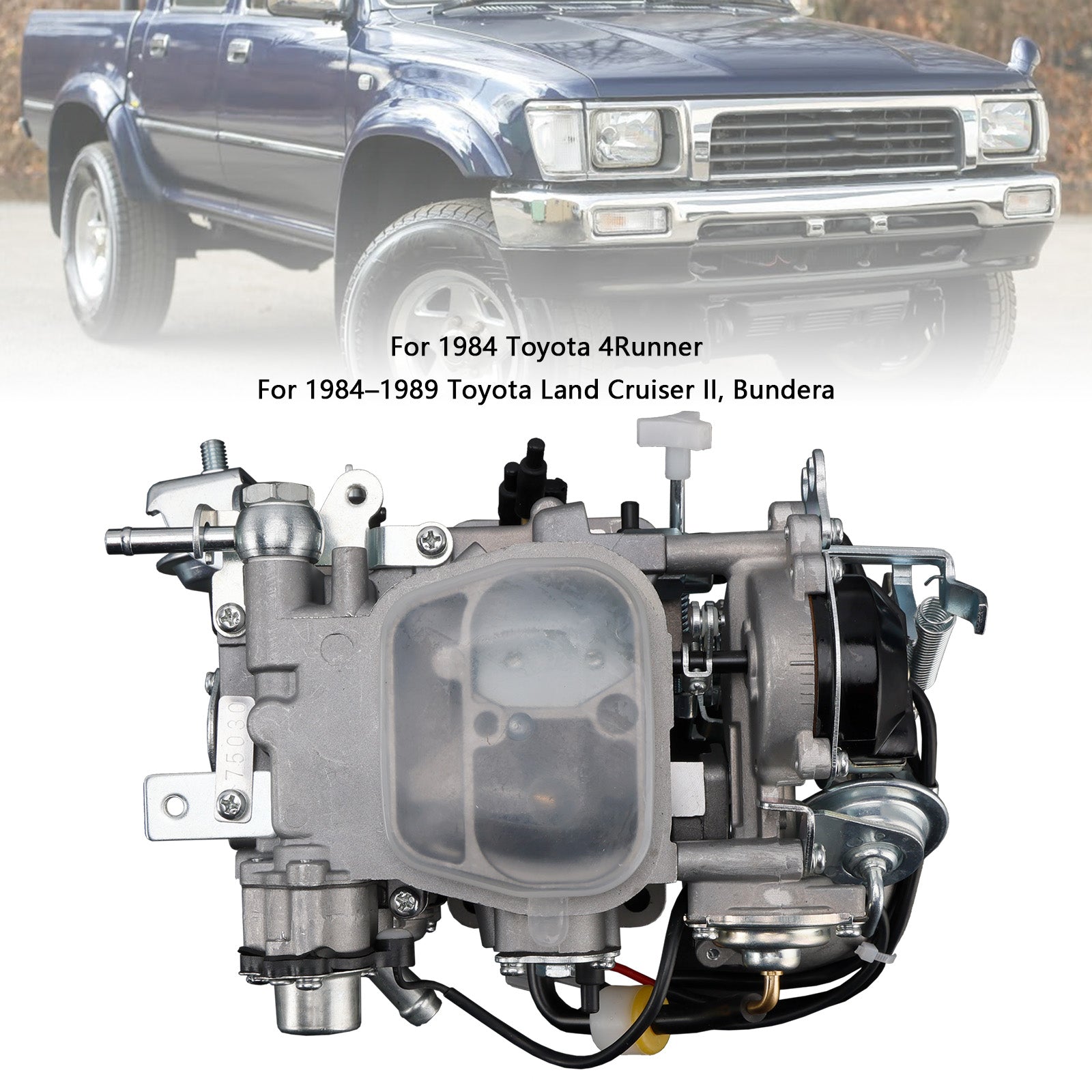 Carburador 21100-75030 para Toyota 4Y Hiace 4Runner HILUX 1Y 2Y 3Y 4Y 1RZ