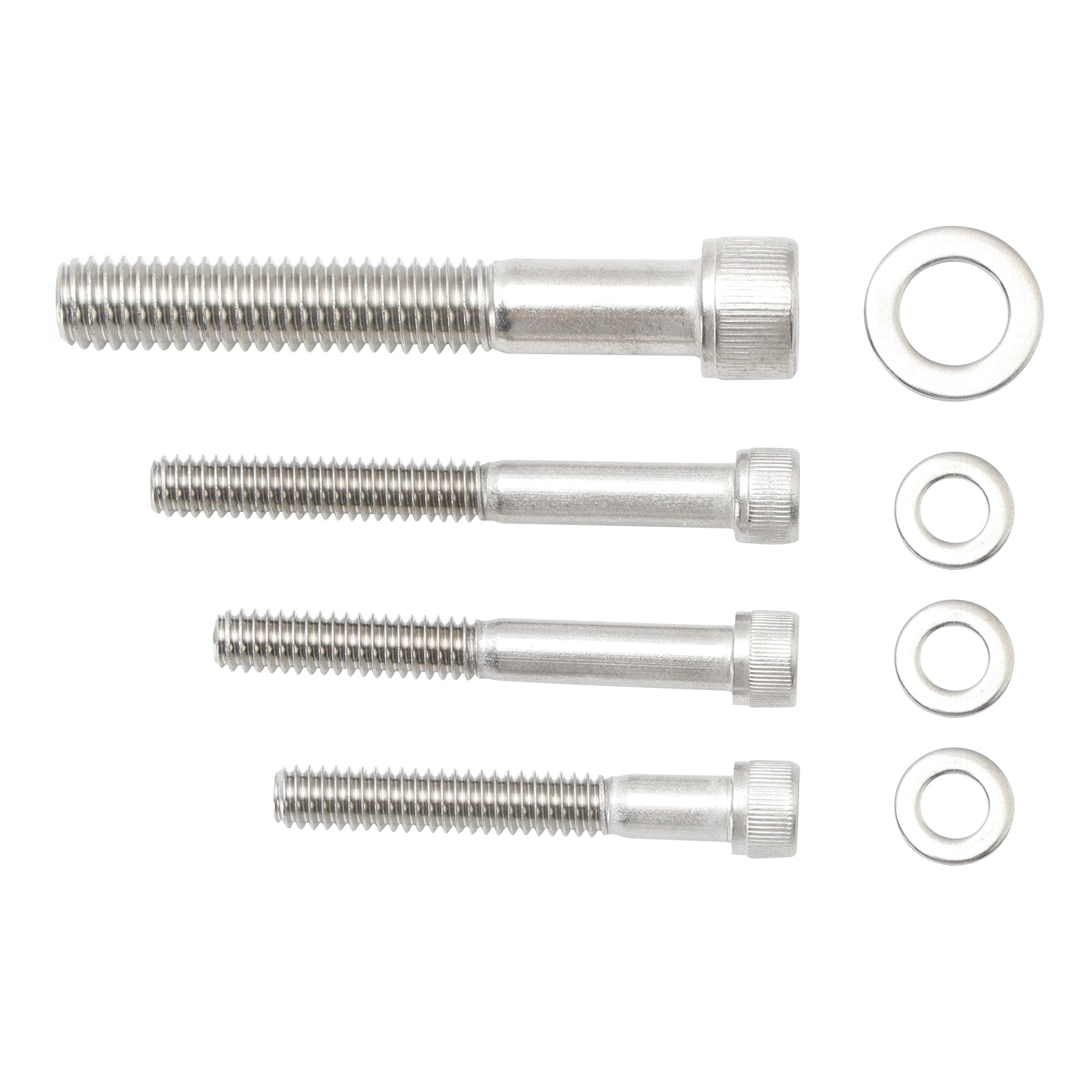 Motor täcker rostfritt UNC Allen Screw Kit 59 st för Sportster XL 2004-Up