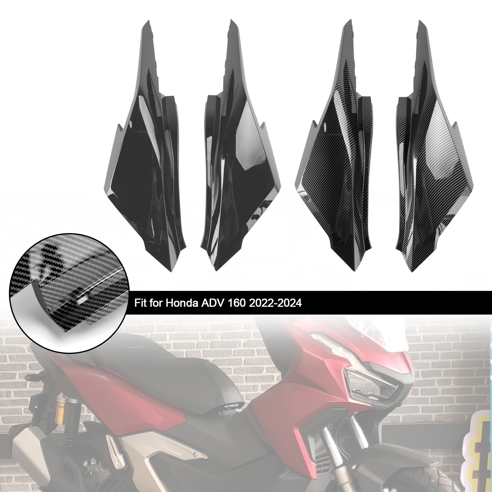 2023-2024 HONDA ADV 160 SIÈGE ARRIÈRE SIÈGE COURRAU COMBORD COURRAU CORPS CAMPEUR