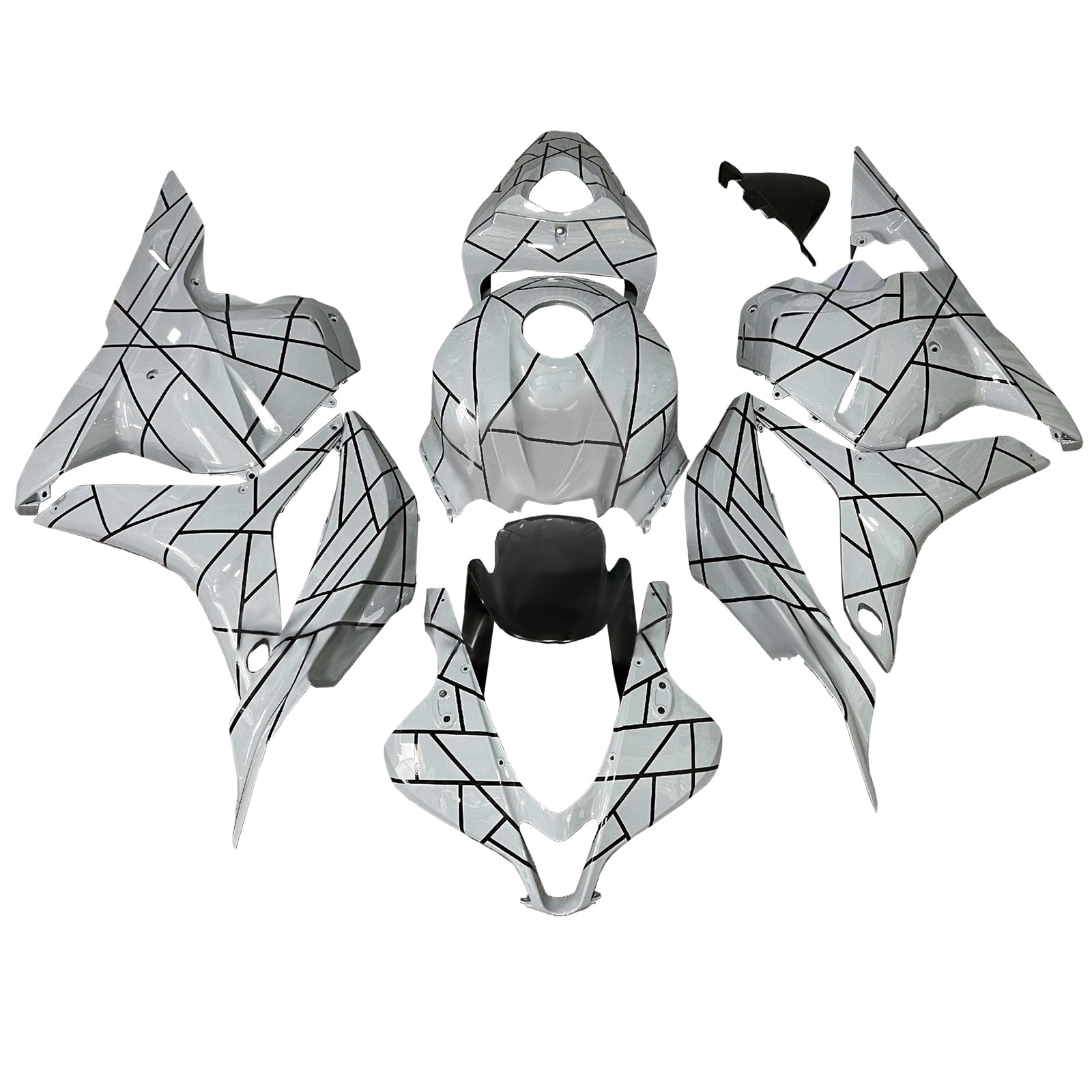 Injektionsmässa Kit Bodywork Plastic ABS för Honda CBR600RR 2009-2012 F5