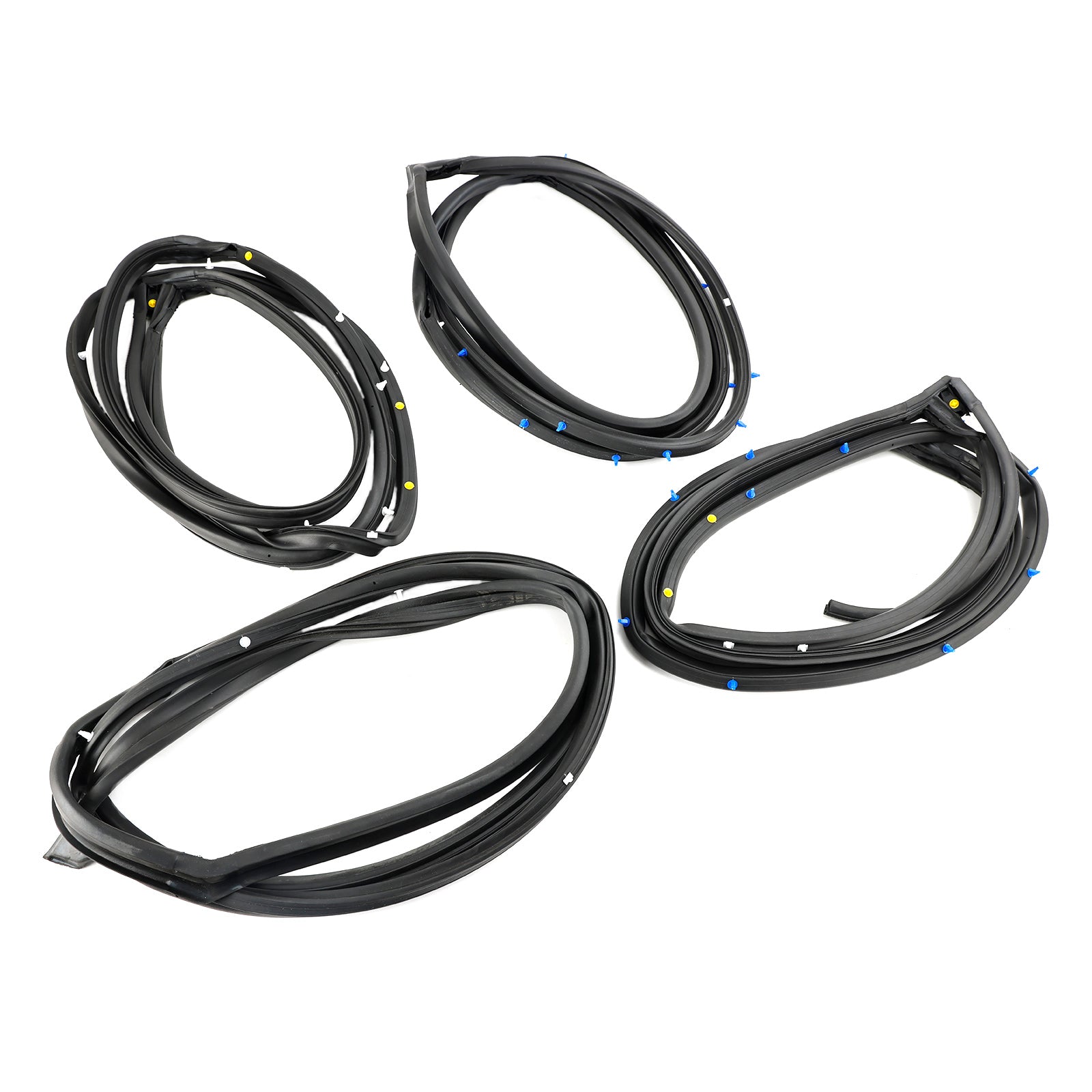 2006-2011 Honda Civic Door Weatherstrip Silence Opening Gasket 4pcs