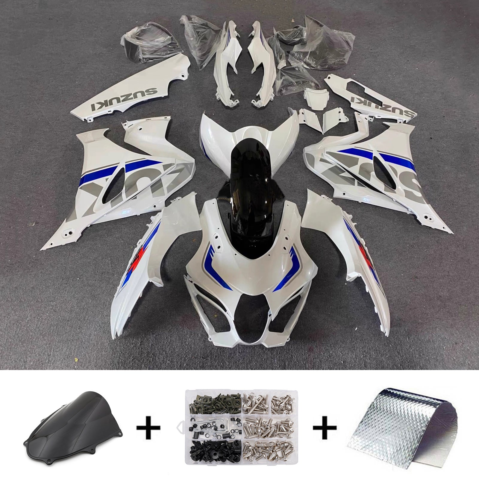 Injection Fairing Kit Bodywork Plastic ABS For Suzuki GSXR1000 2017-2025 K17