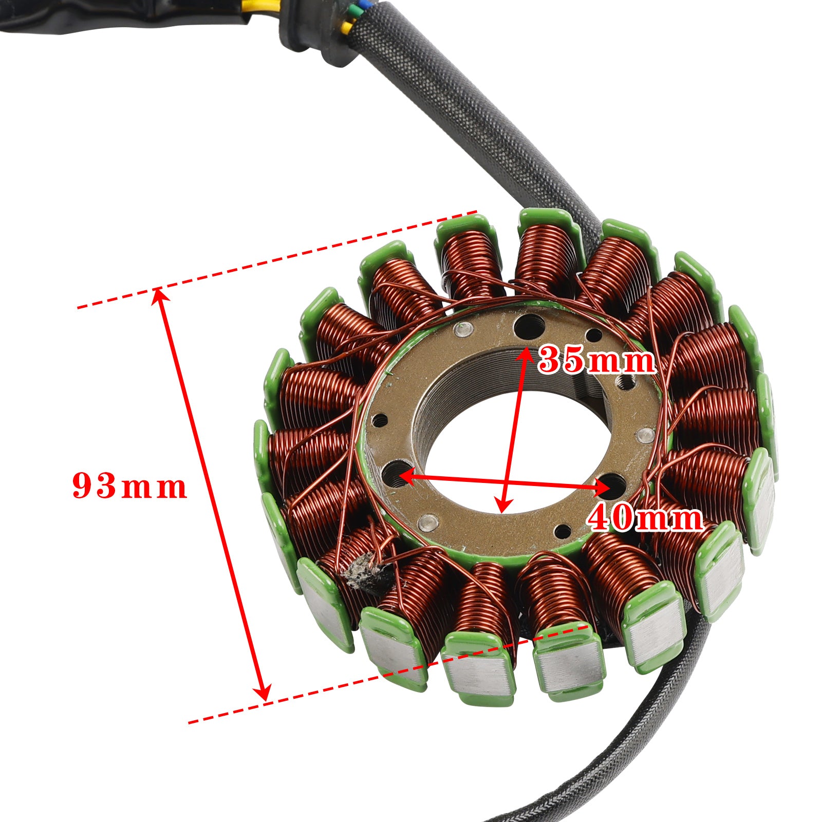 DYNAMO STATOR MET HOOG VERMOGEN VOOR SUZUKI DR-Z 400 DRZ 400 E S SM 2000-2024