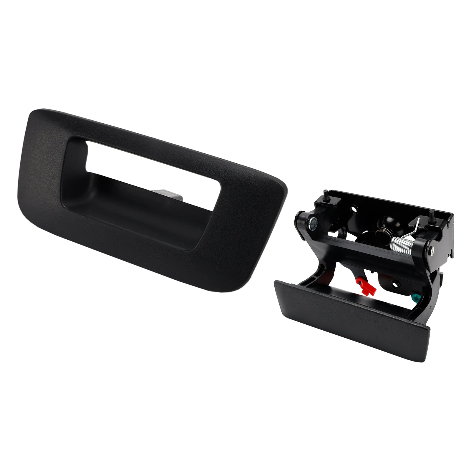 Tailgate Handle Set of 2 Exterior Black For Chevrolet Silverado 1500 2007-2013