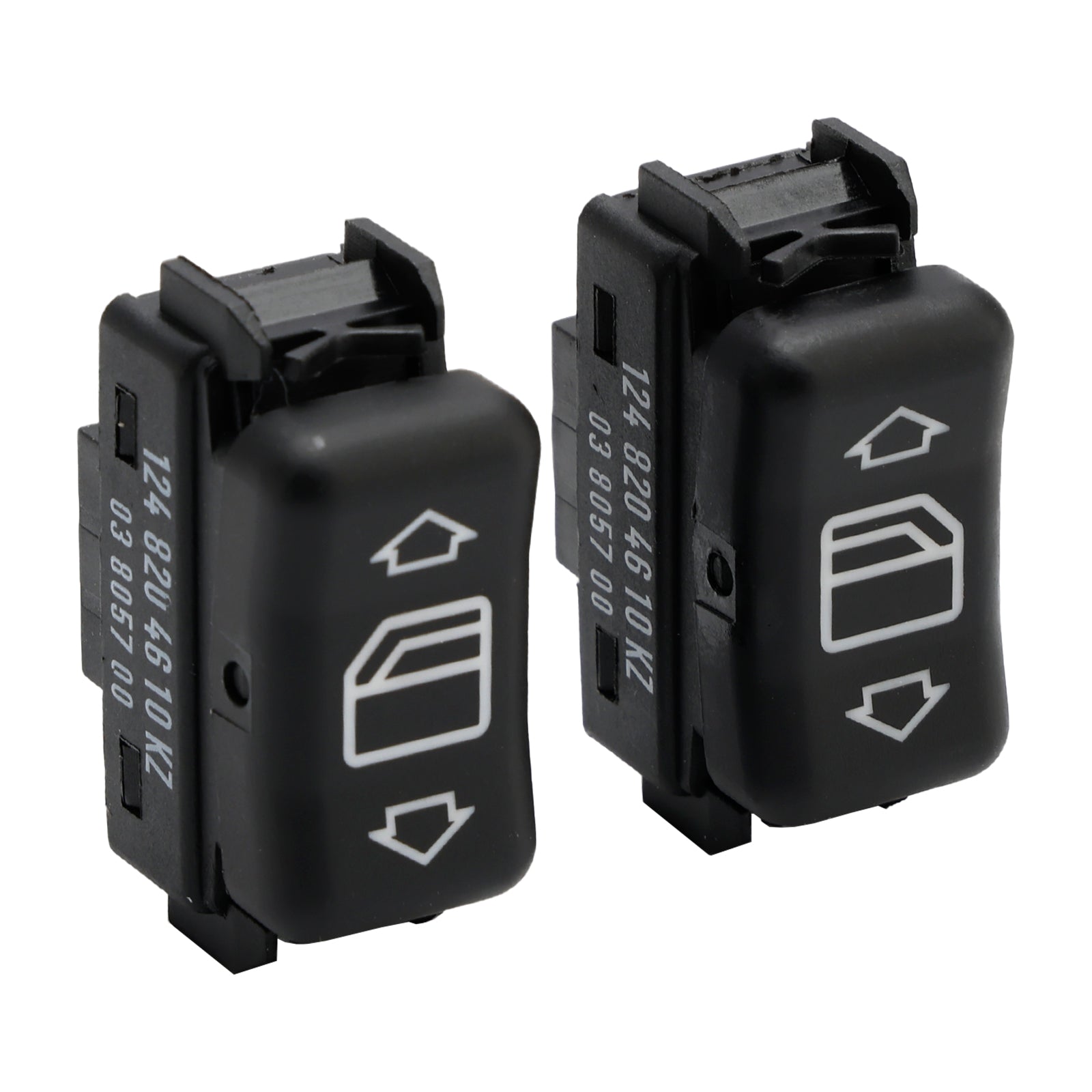 2x Console Elektrisch Raam Schakelaar Voorkant Knop voor Mercedes Benz W124 S126 W190