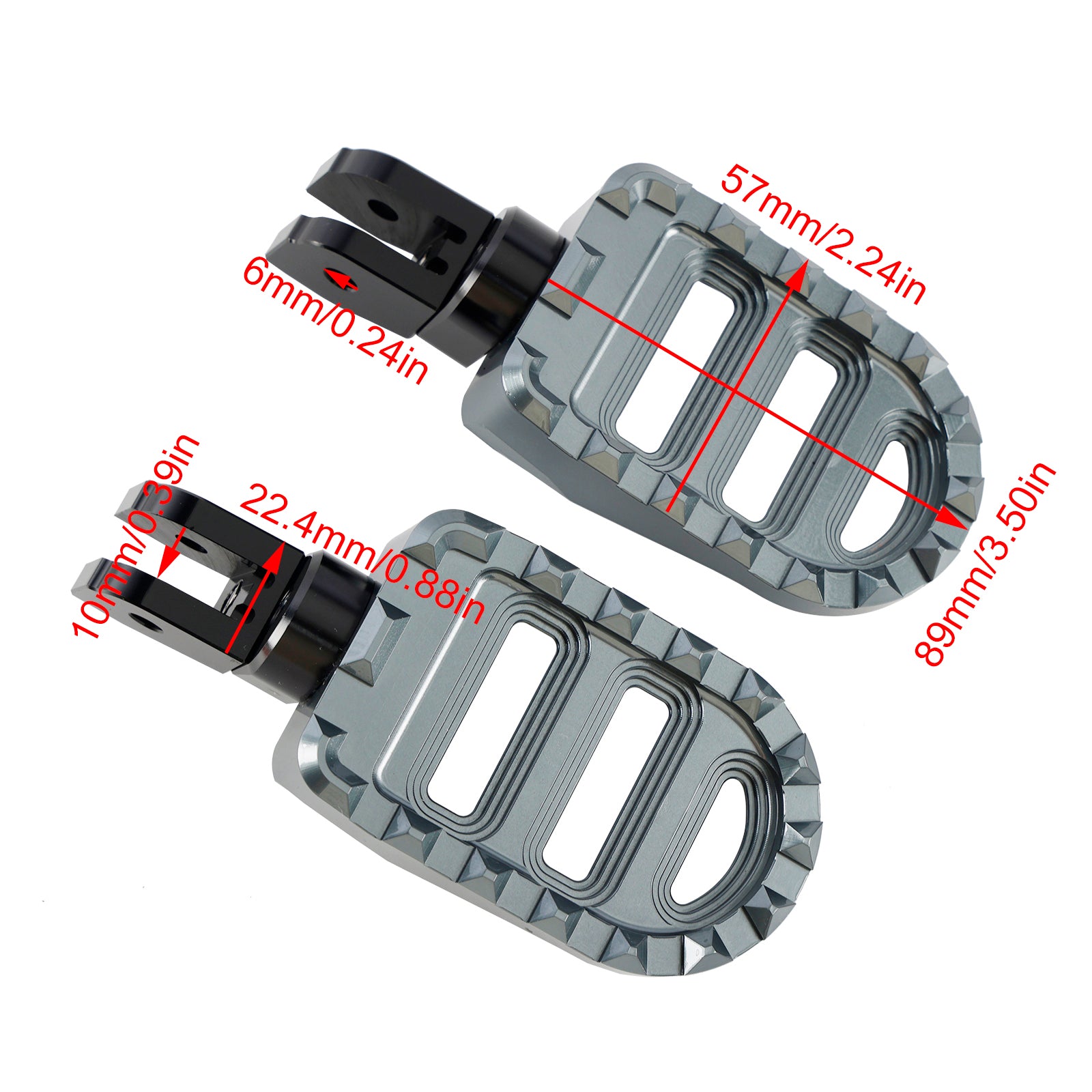 2024-2025 moto guzzi STELVIO Front Footrests Foot Peg