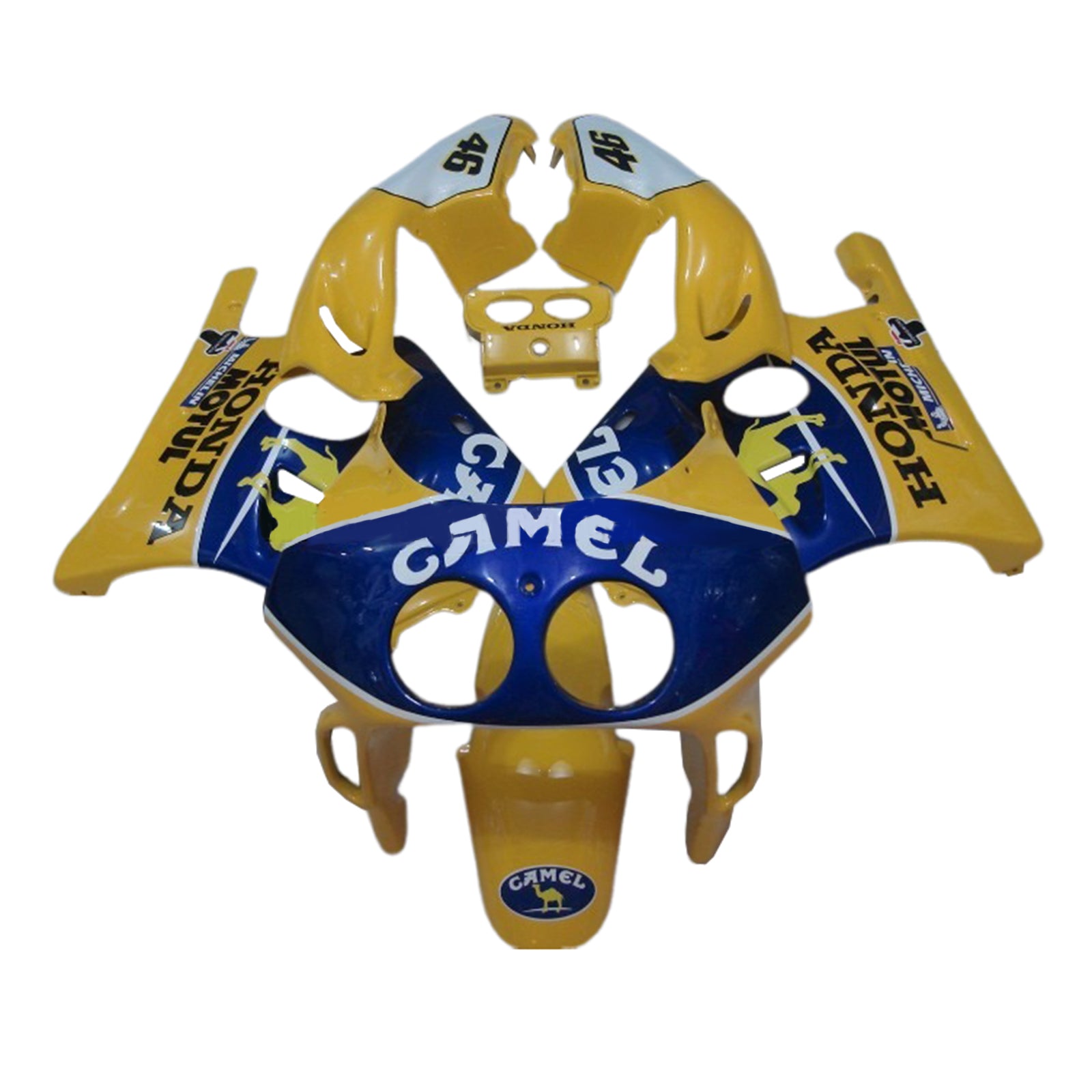 1990-1998 Honda CBR250RR MC22 Injeksjon Fairing Kit Bodywork Plastic ABS