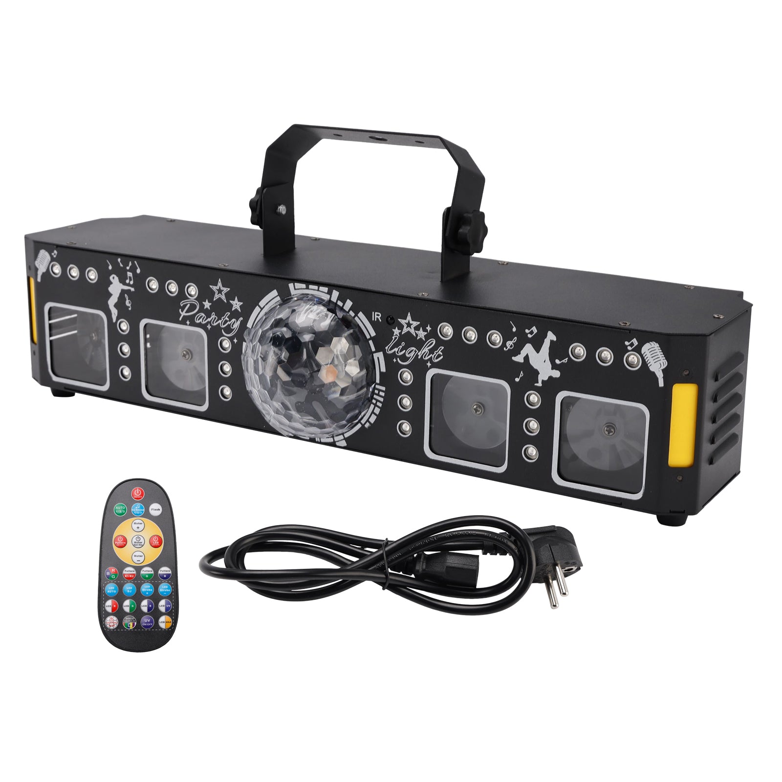 5In1 96 Picture Laser Magic Ball UV Strobe Projection Light With Remote Control