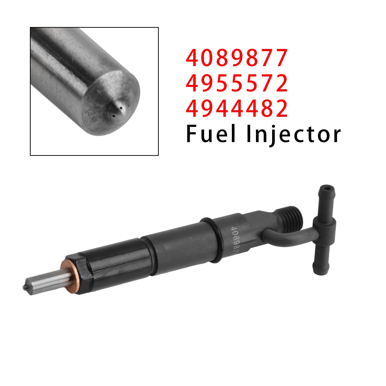 1Pcs Fuel Injector For Cummins B3.3 QSB3.3 Engine 4089877 4955572 4944482