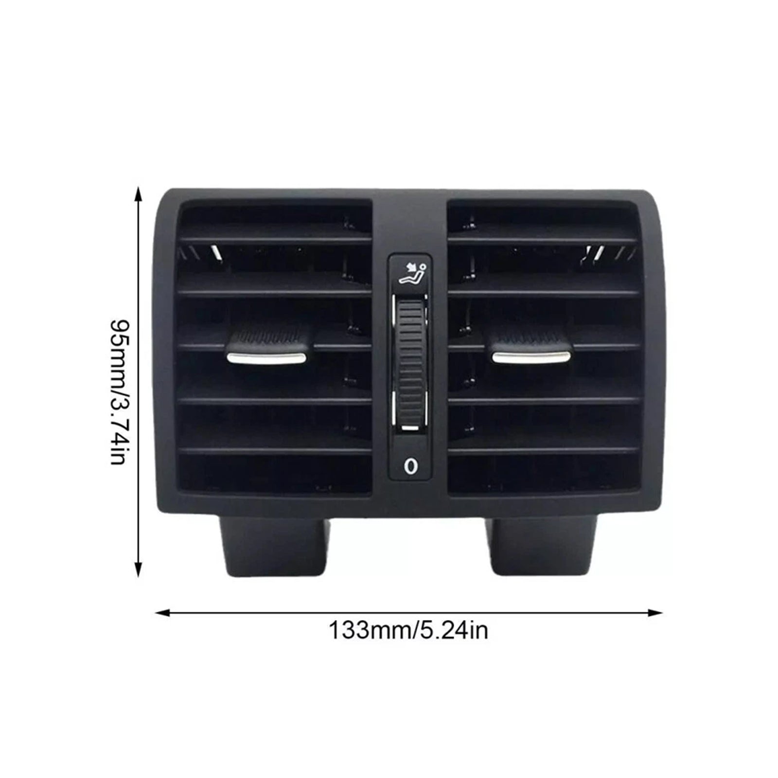 2004-2015 VW Touran Caddy Achterluchtrooster Ontluchtingsmondstuk 1TD819203A