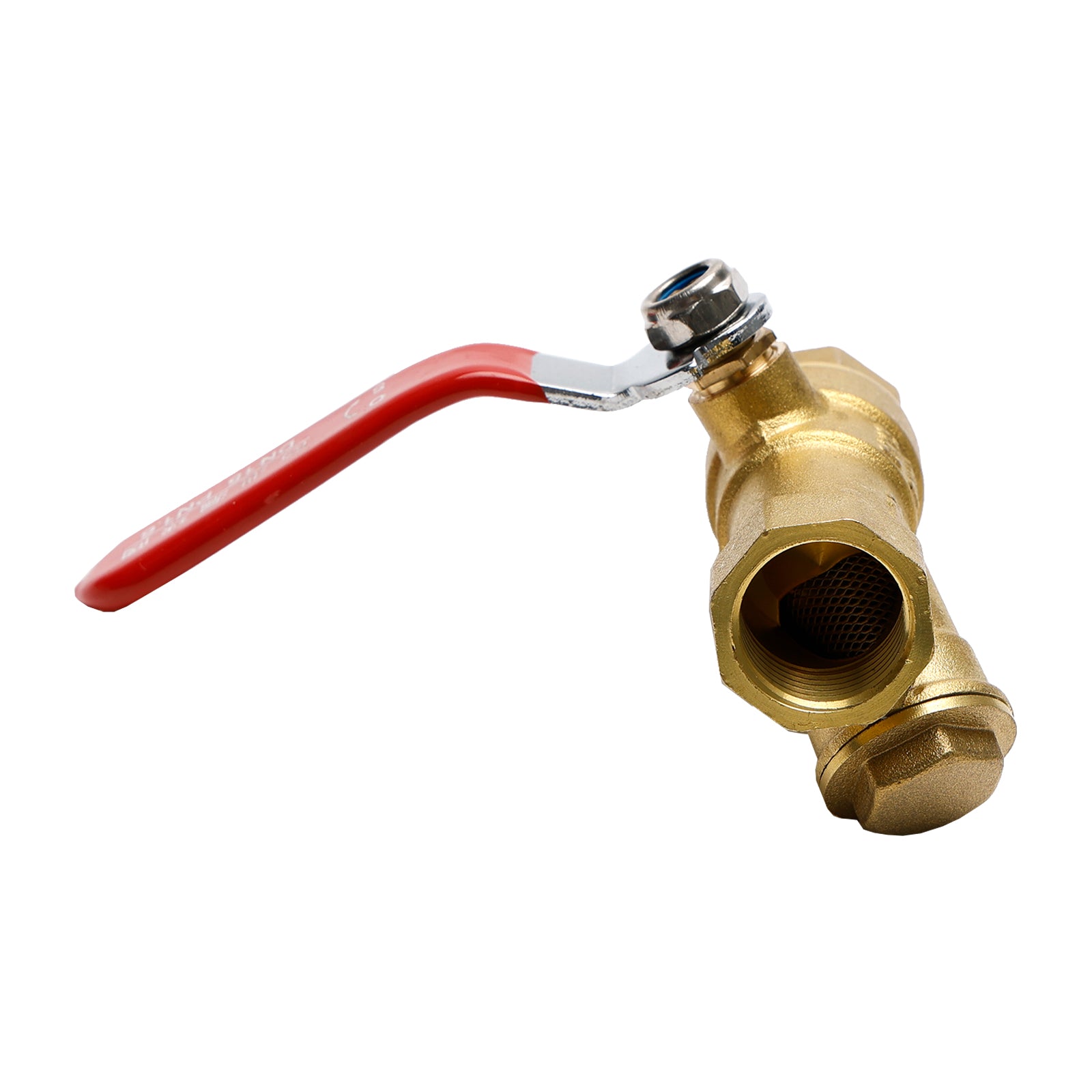 1/2" Válvula de bola con filtro colador tipo Y de latón BSP con rosca hembra igual