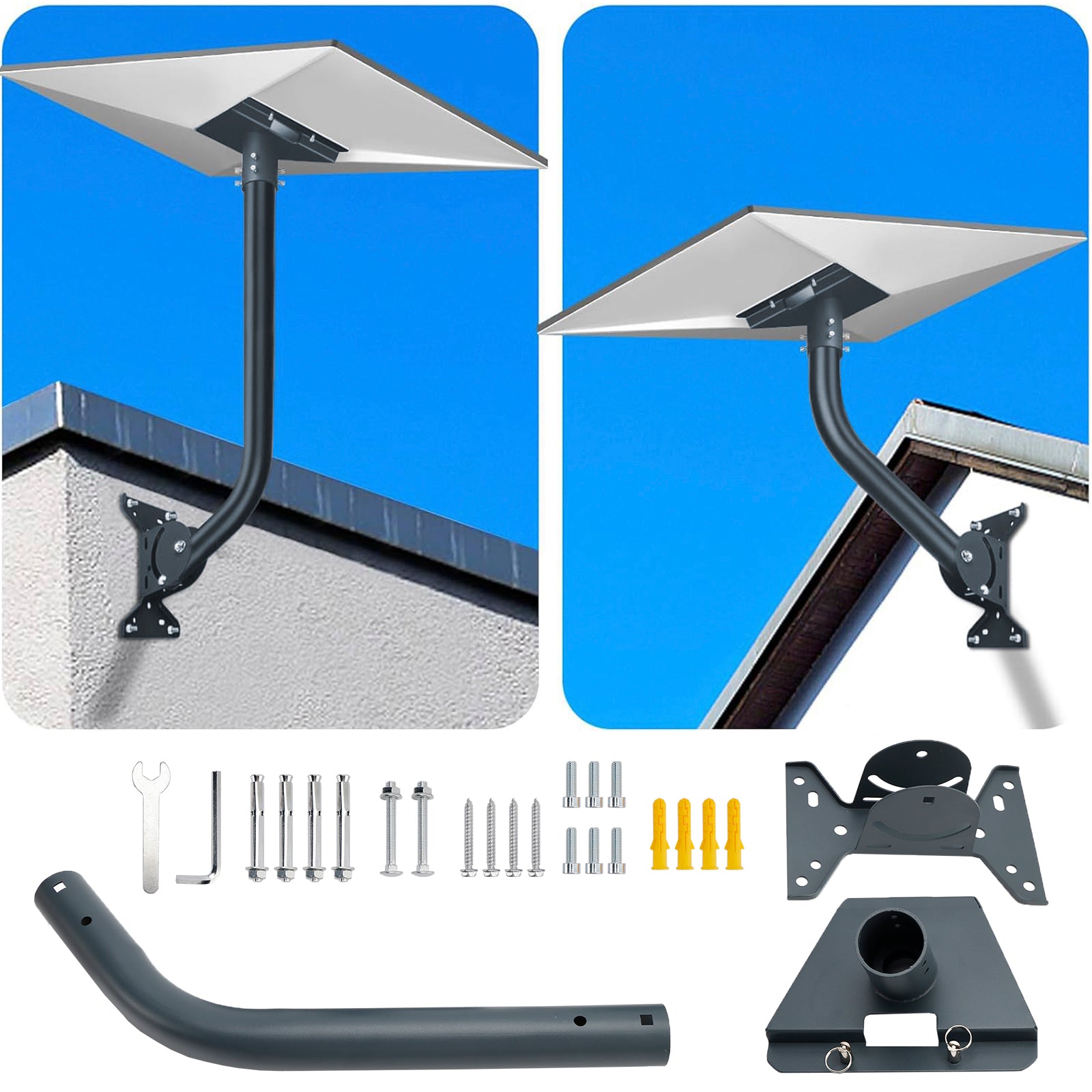 Starlink Gen 3 Mount 360° Adjustable Mounting Kit V3 For Roof Exterior Wall