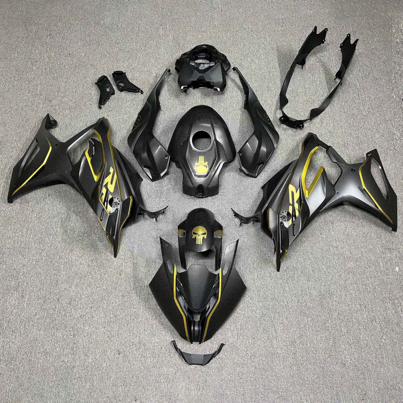2023-2024 BMW S1000RR Kit de carénage d'injection carrosserie plastique ABS