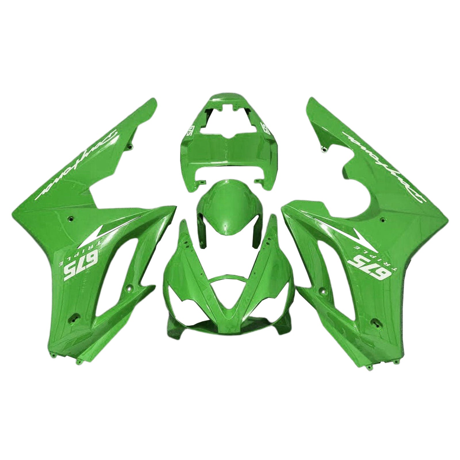2006-2008 Triumph Daytona 675 Kit de carénage kit de carrosserie en plastique Abs