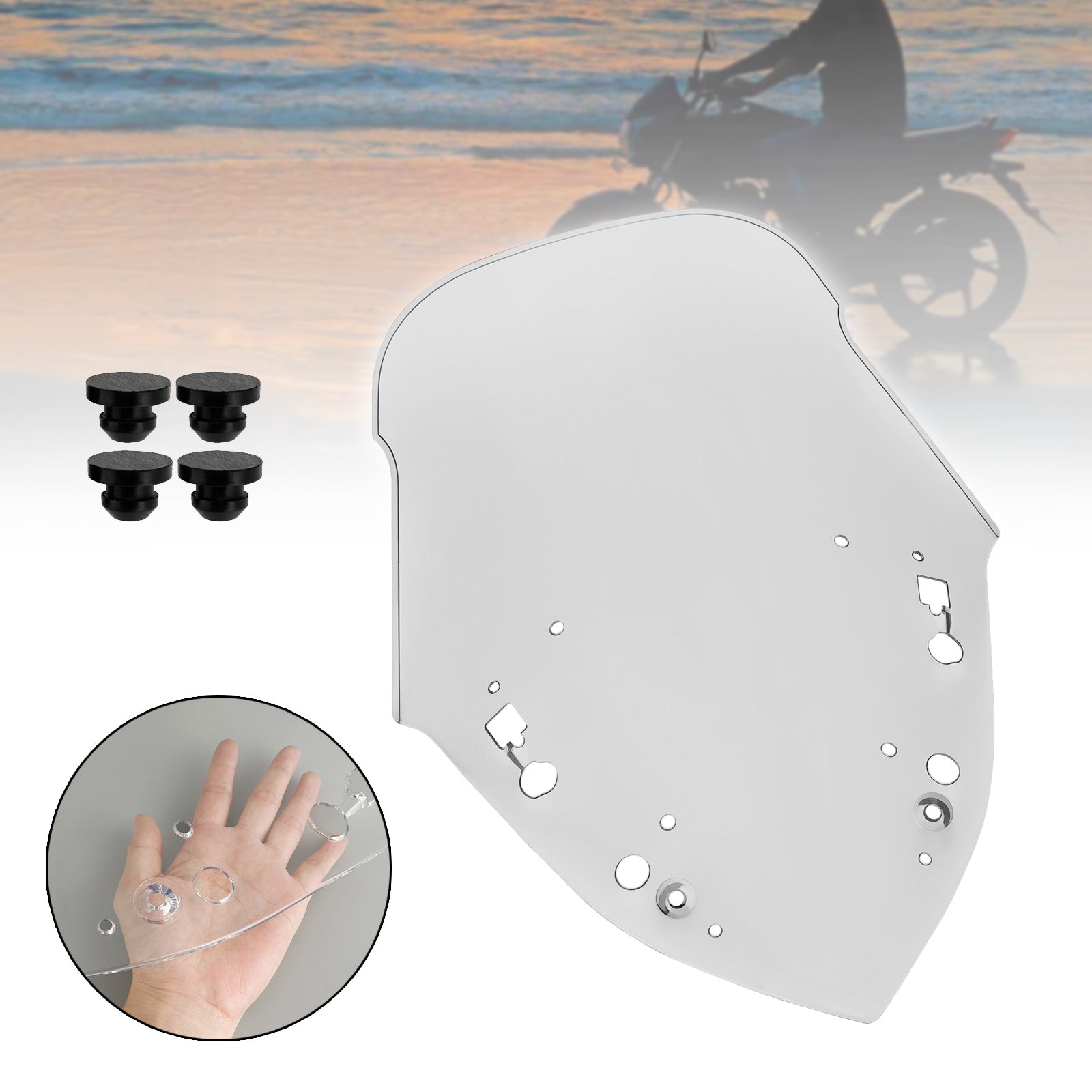 2017-2022 YAMAHA X-MAX 300 ABS Pare-brise de moto