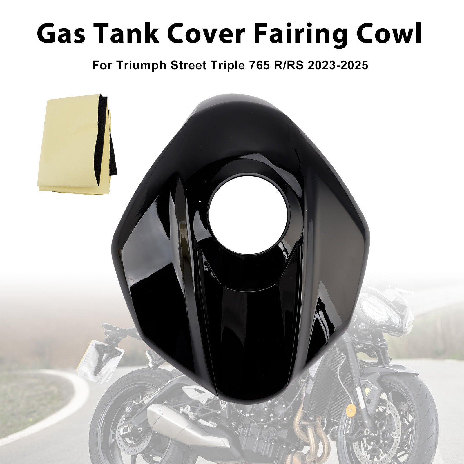 2023-2025 Street Triple 765 R/RS Gas Tank Cover Trim Fairing Cowl