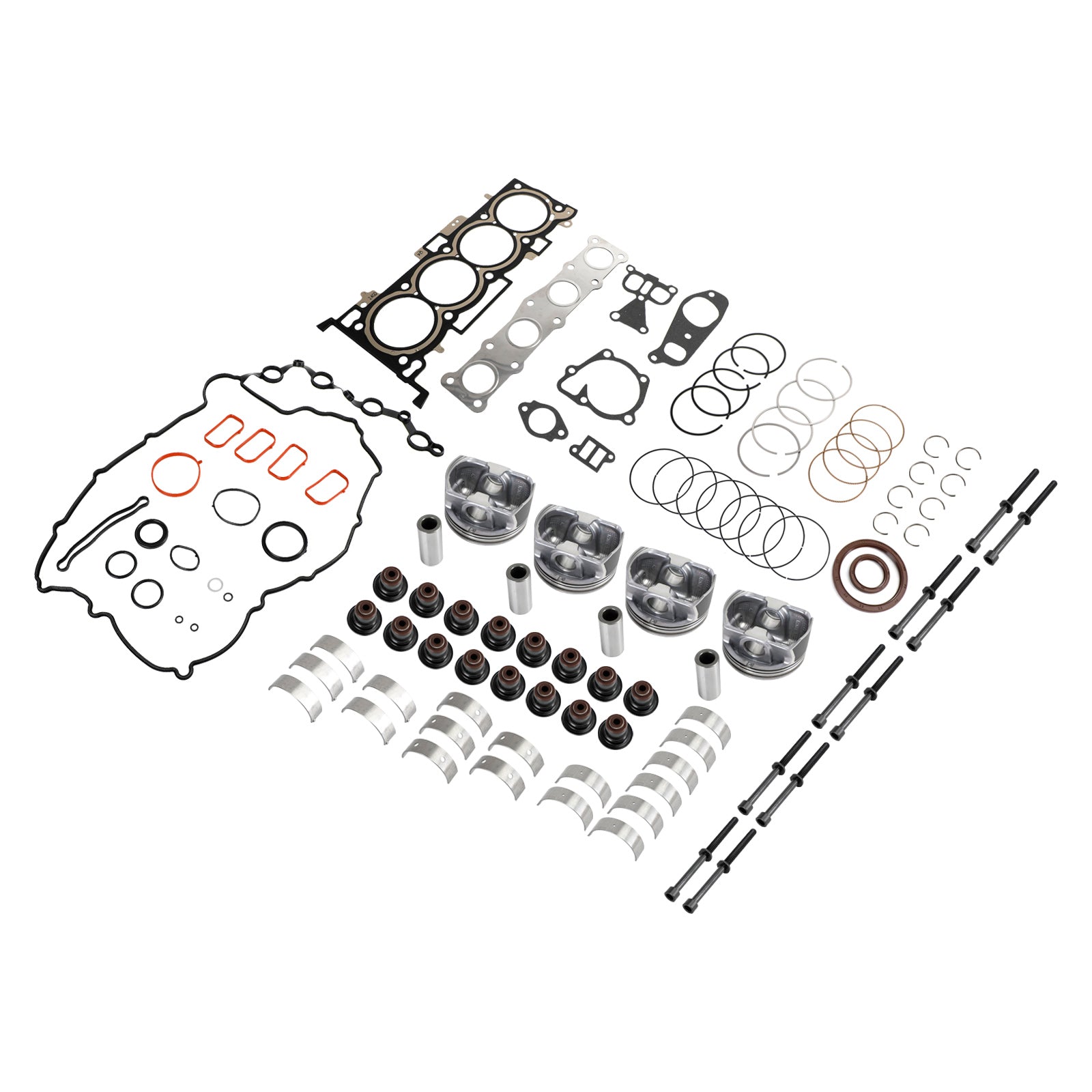 Kit de reparación de juntas de pistones de reconstrucción de motor Hyundai Kia G4KJ 2.4L 2011-2020