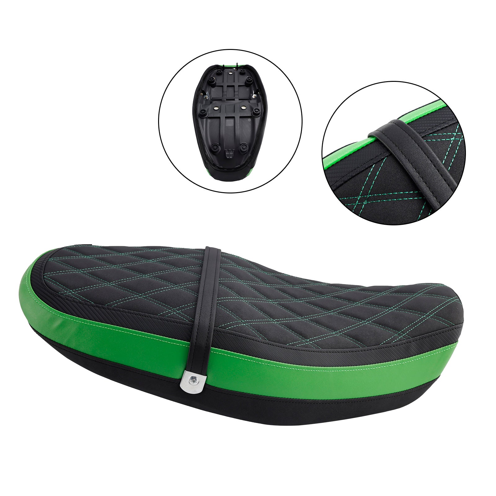 2018-2024 KAWASAKI Z900RS Rider Passenger Seat Frah BACH CUSHION BGREEN