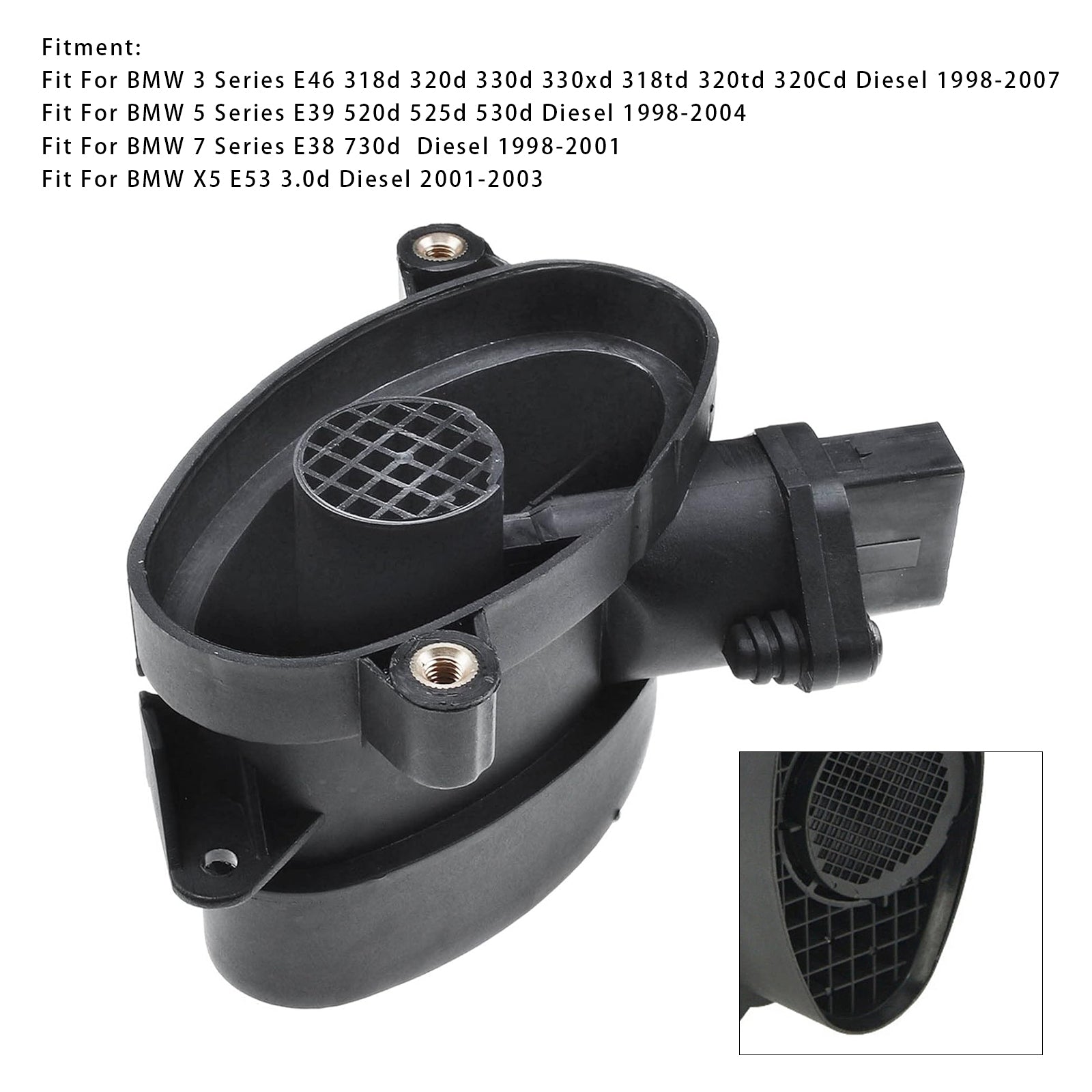 Mass Air Flow Meter Sensor For BMW E38 E39 E46 E53 98-05 0928400468