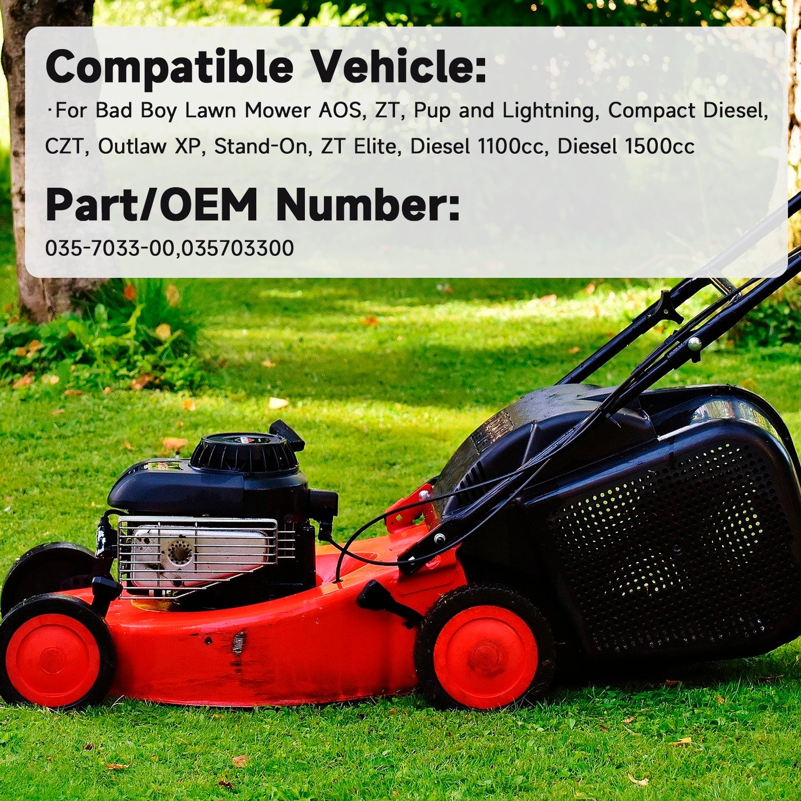 Actionneur de lifting de pont 035-7033-00 pour Bad Boy Lawn Mowers Zt Elite Czt Maverick